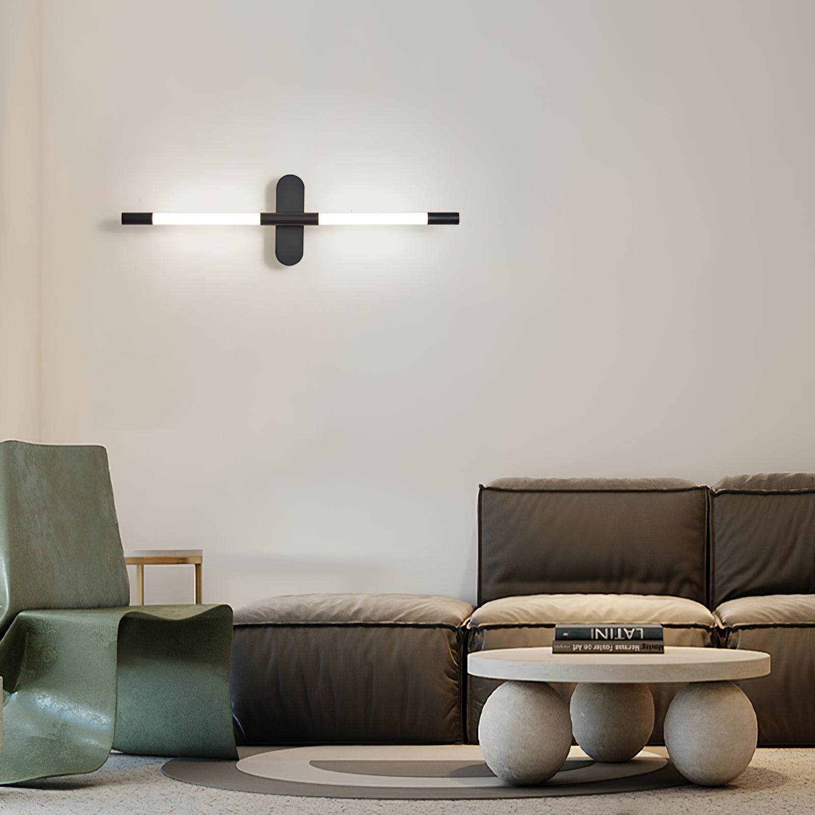 Agnes Sconce Wall Light - Modern Brass Finish Plug-in Fixture for Bedroom, Living Room & Hallway Lighting Decor