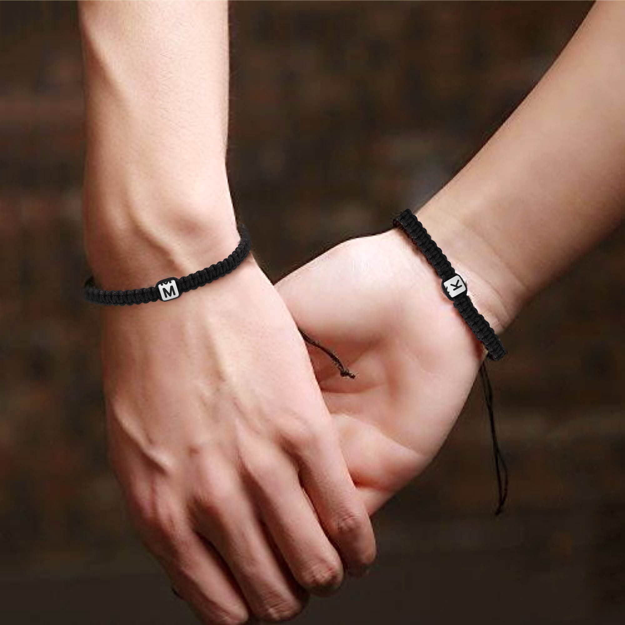 Personalized Initial Bracelets for Women & Men - A-Z Letter Charm Adjustable Braided Jewelry - Best Birthday, Graduation, Mother's Day, Christmas & Valentine's Day Gift for Her, Teen Girl, Best Friend or Mom | Perfect for Everyday Wear, Special Occasions & Gift-Giving