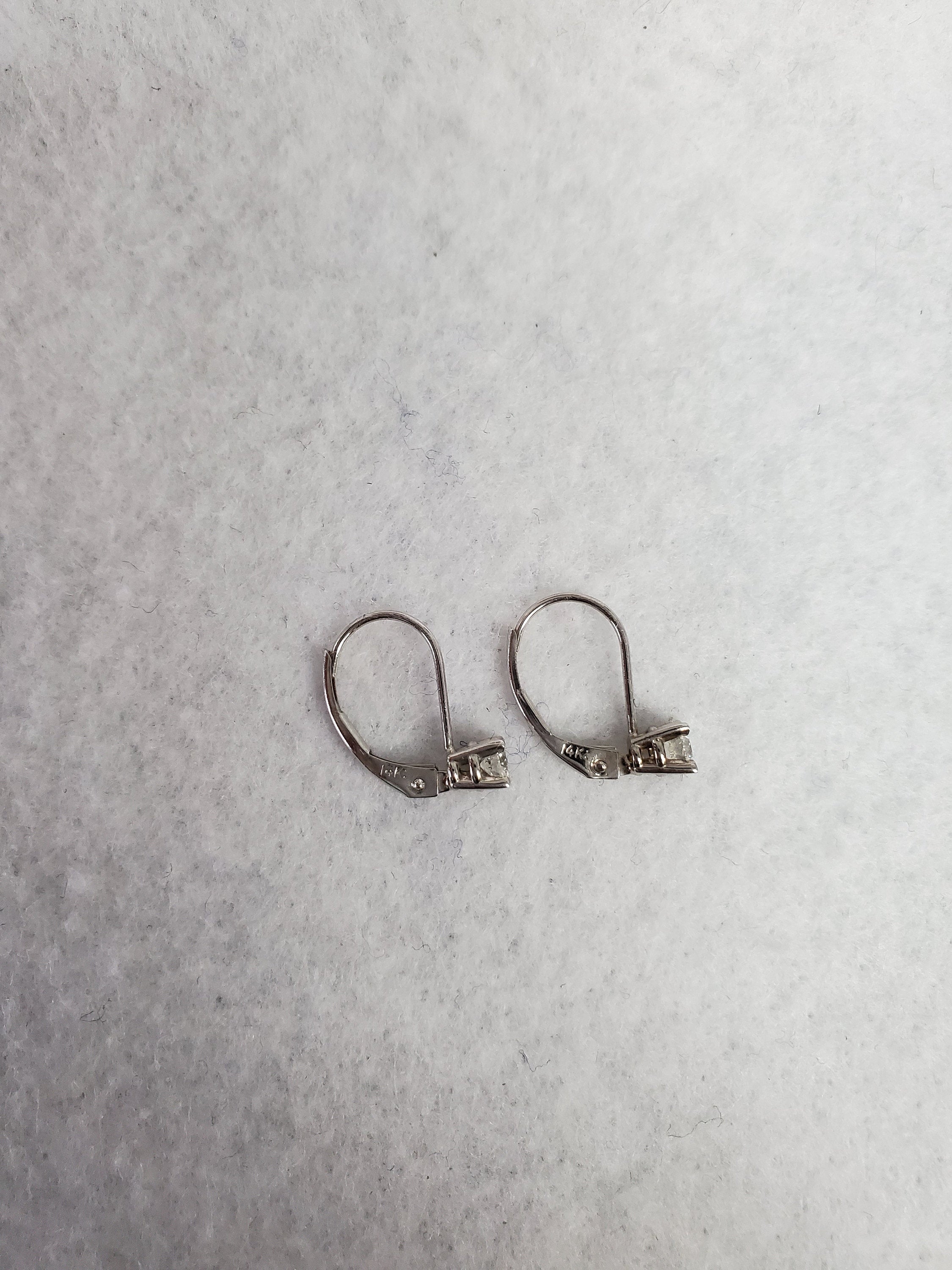 Diamond Dangle Earrings for Women - Kidney Wire Hook Drop Earrings - Elegant Jewelry for Parties, Weddings & Special Occasions