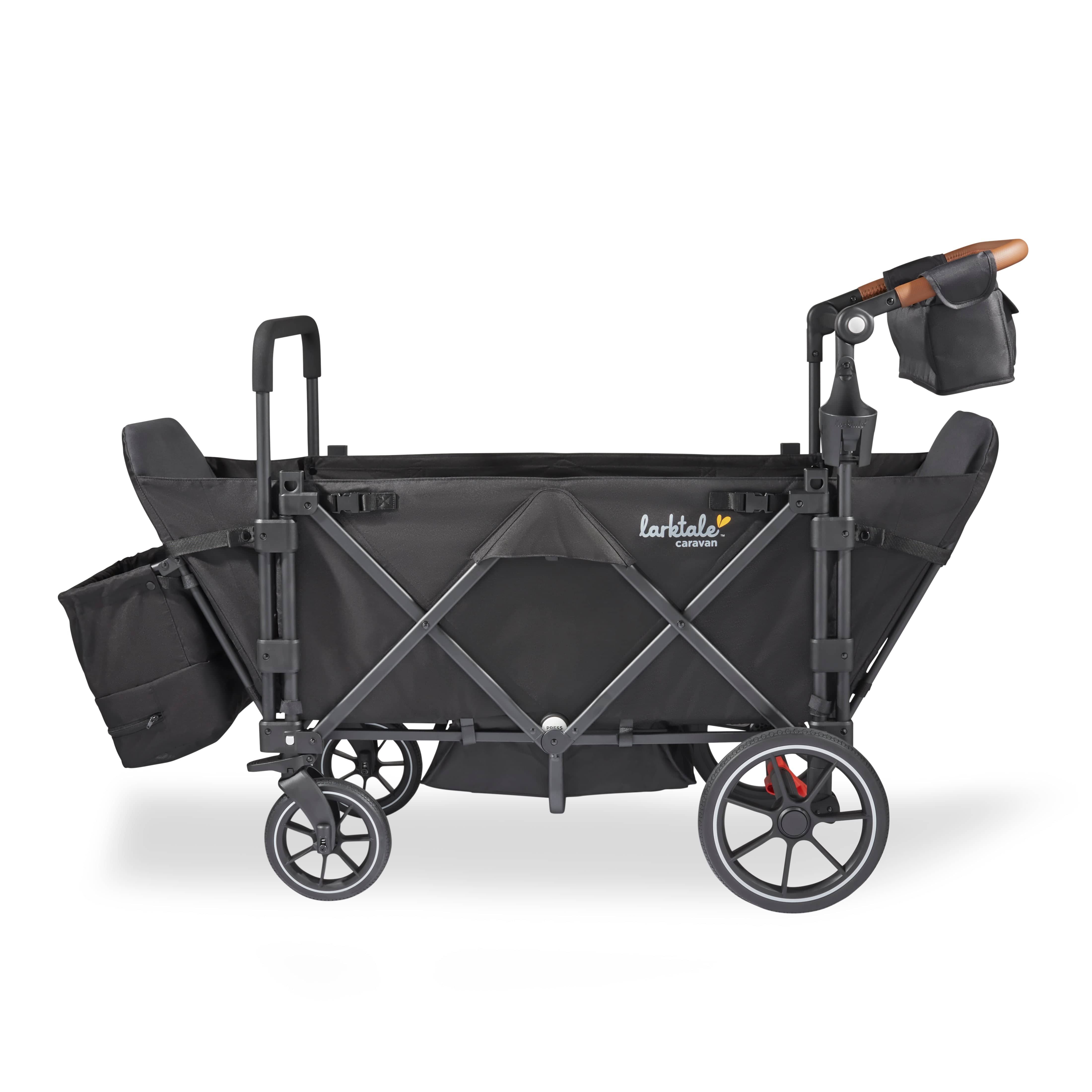 Larktale Caravan V3 Stroller Wagon - Lightweight All-Terrain Baby Stroller & Wagon Combo for Toddlers - Perfect for Park Outings, Beach Trips, and Shopping