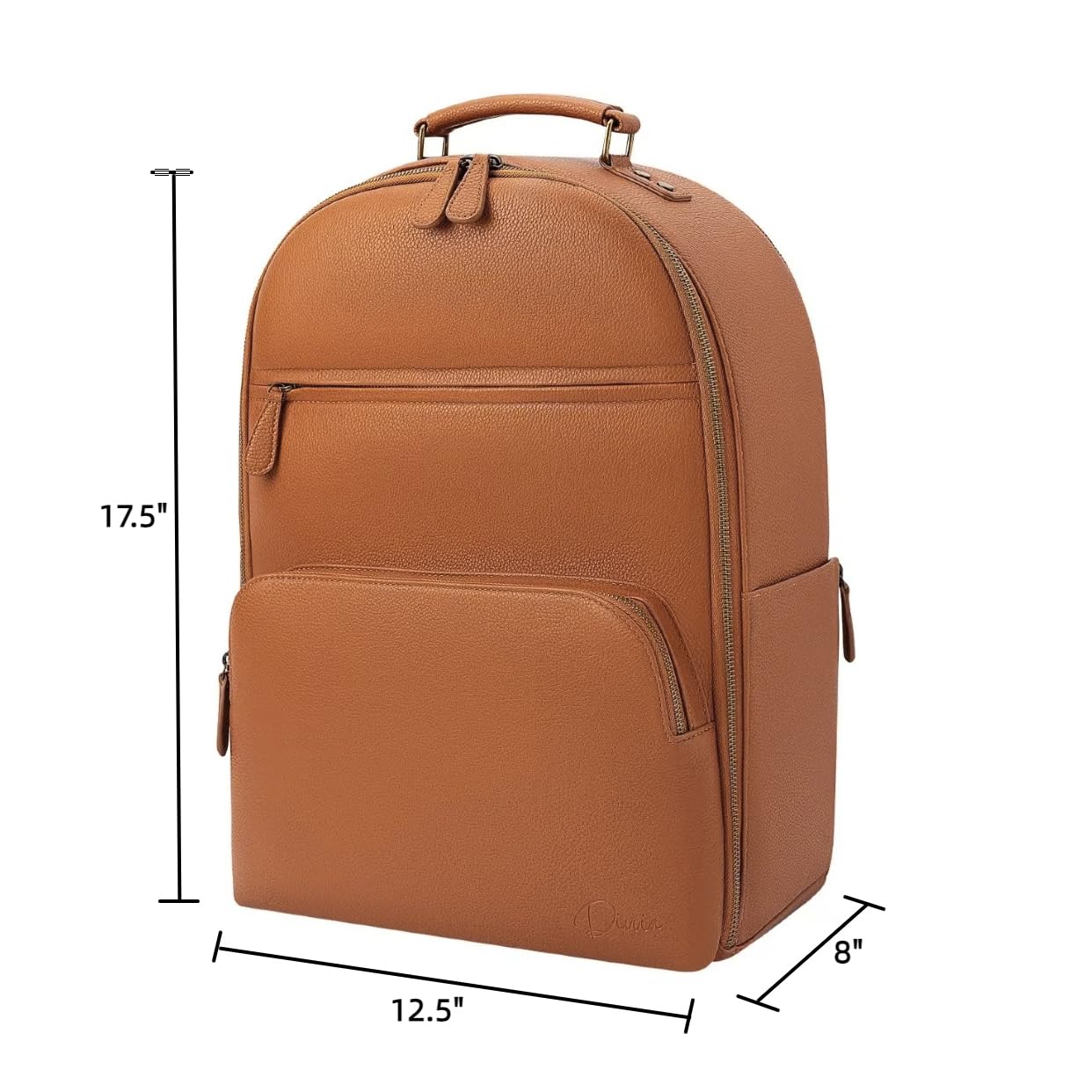 Professional DSLR Camera Backpack - Classic PU Leather Camera Bag for Photographers, Travel & Outdoor Photography Gear Storage