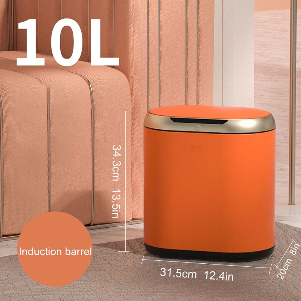 Smart Automatic Trash Can with Lid - Touchless Induction Sensor for Kitchen, Bathroom, Office, Bedroom & Living Room | Hands-Free Garbage Bin for Hygienic Waste Disposal (Ideal for Home, Restaurant & Commercial Use)