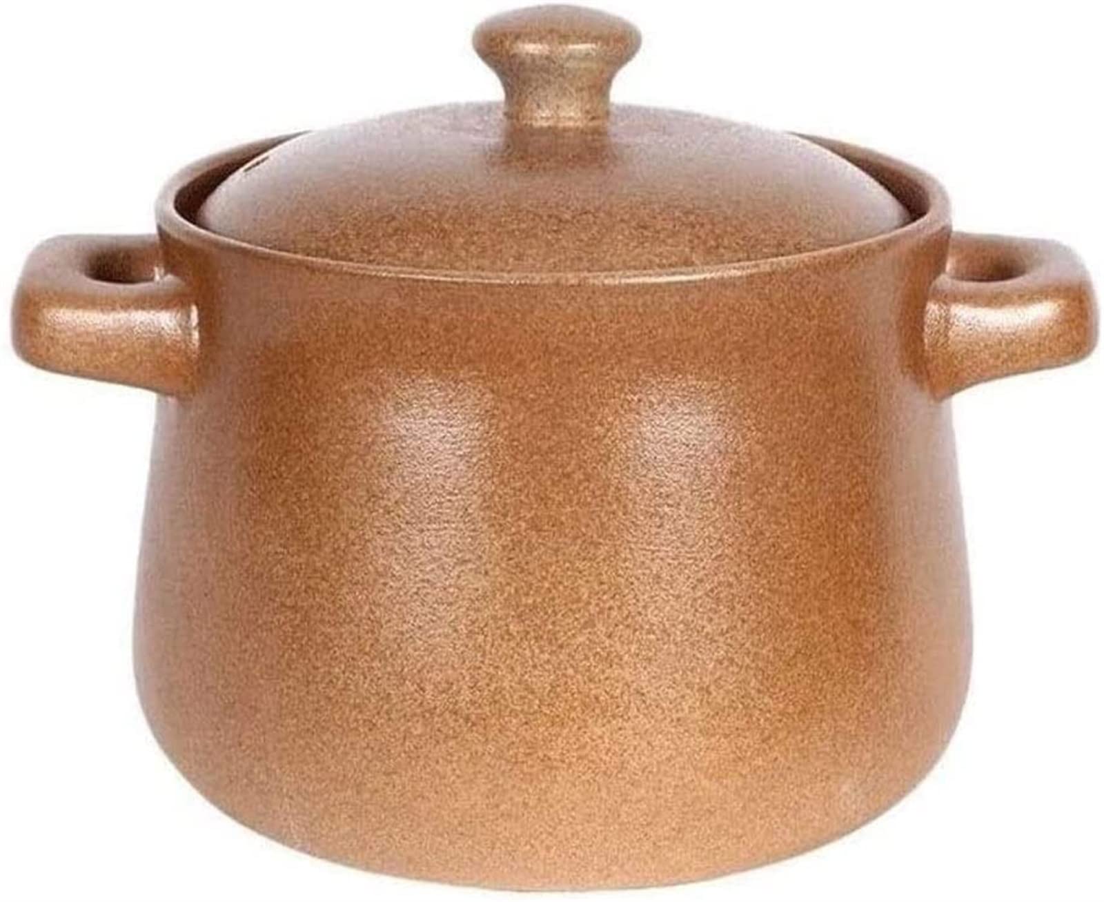 Premium 8.5L Ceramic Slow Cooker Pot - Heavy Duty Stoneware Casserole Dish for Soups, Stews & Hot Pot Meals | Oven & Stovetop Safe Cookware for Family Dinners & Entertaining