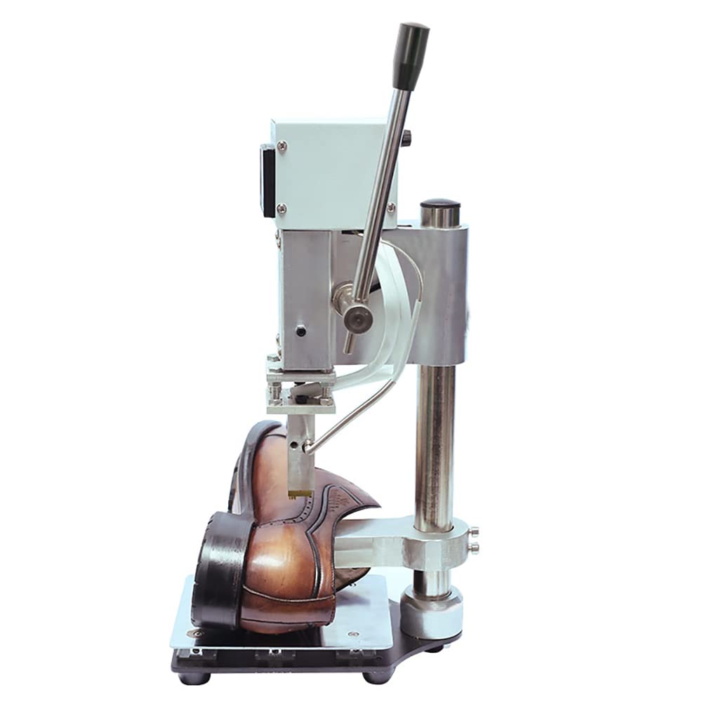 Premium 400W Leather Hot Stamping Machine - Adjustable 0-15CM Stroke & 400℃ Temperature for Shoes, Wallets, Belts Branding - Professional Logo Embossing Tool for Leather Crafts & DIY Projects - Perfect for Small Businesses & Custom Leather Goods Makers