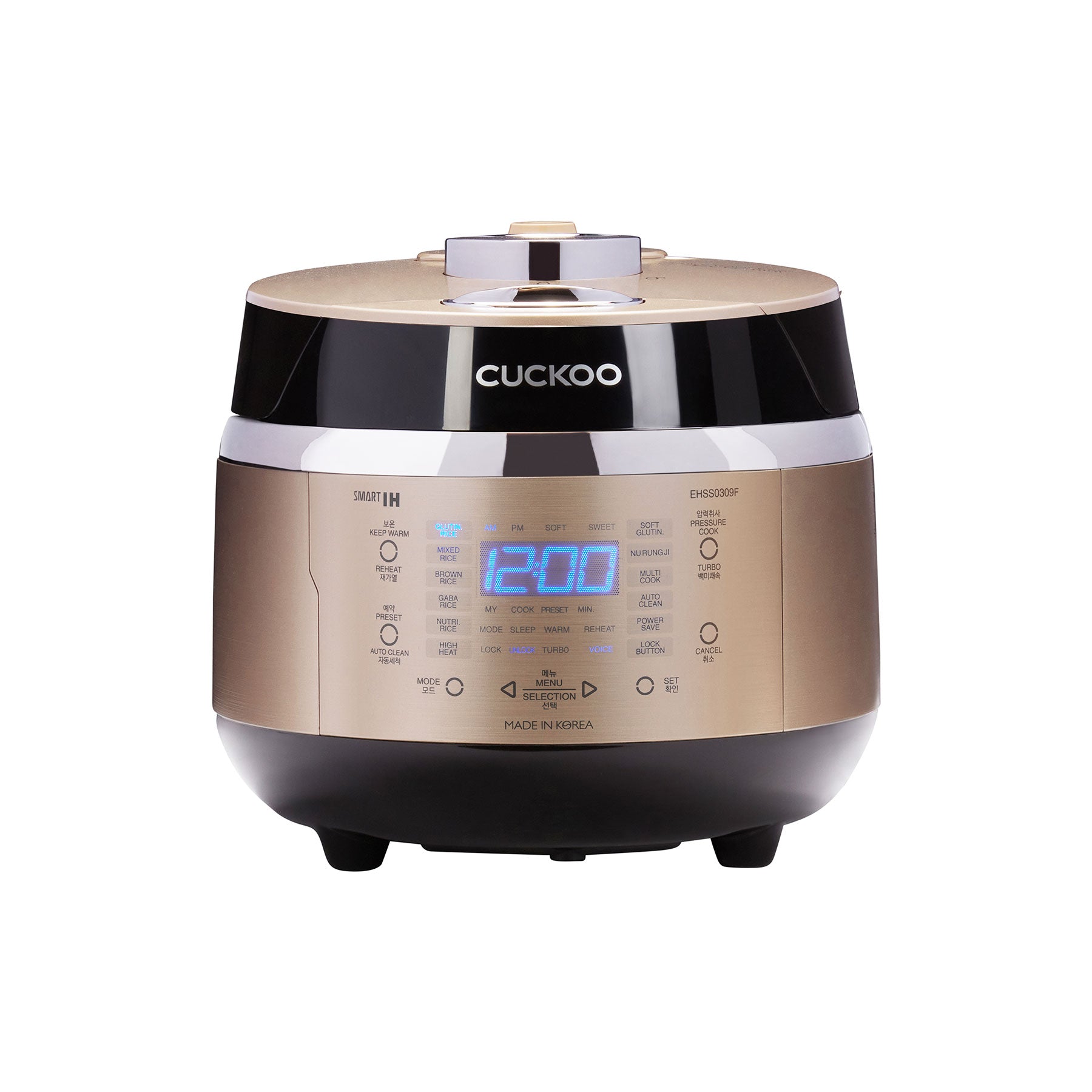 3 Cup IH Pressure Rice Cooker - Fast & Even Cooking, Perfect for Small Families (CRP EHSS0309FG) | Ideal for Dorms, Apartments & Travel