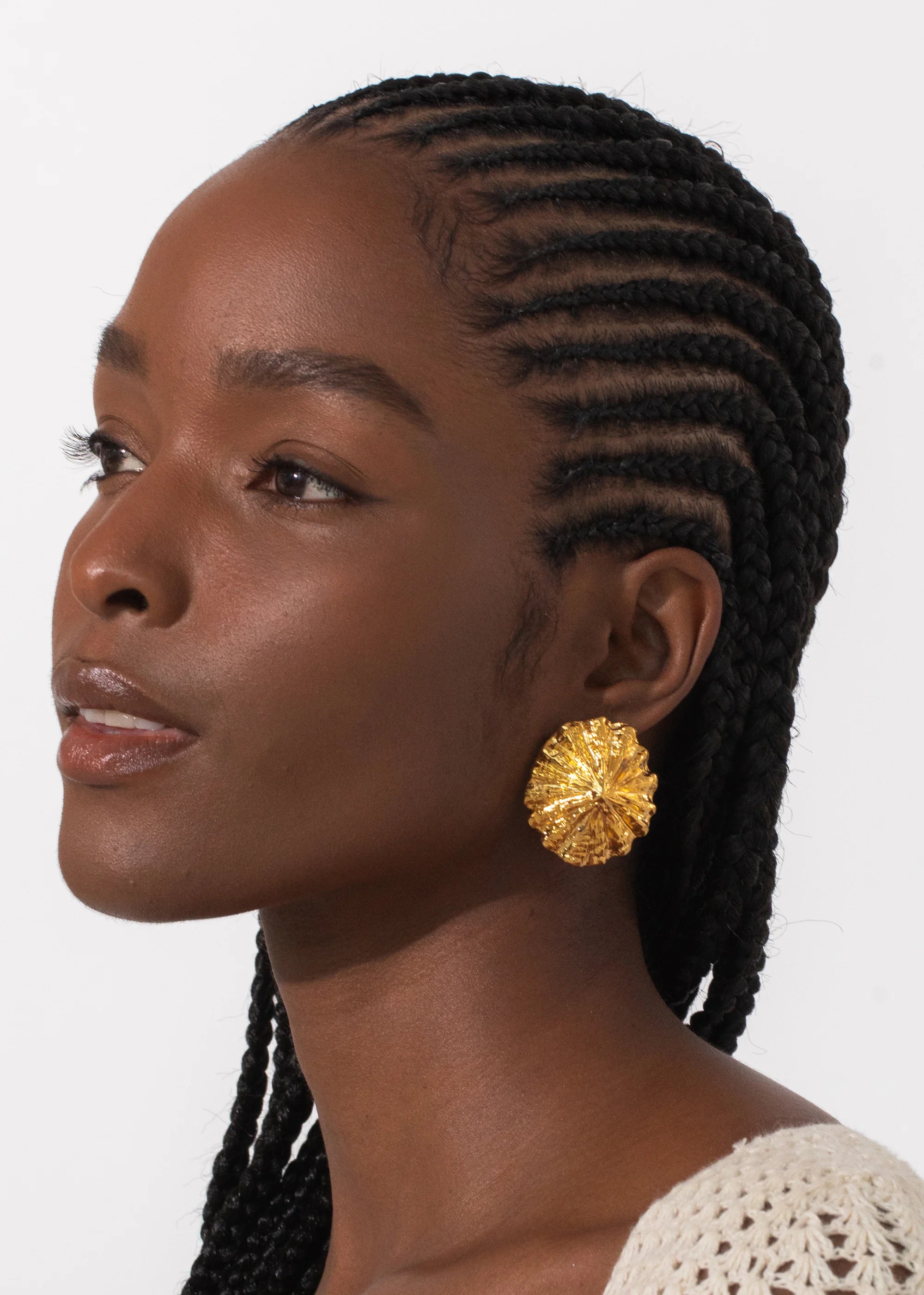 Elegant Gold Limpet Earrings for Women - Perfect for Parties, Weddings & Everyday Wear