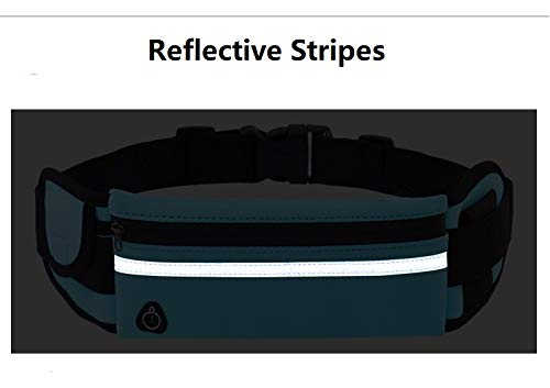Ultra Light Slim Running Belt for iPhone & Android Phones - Fitness Workout Waist Pack for Men & Women - Perfect for Running, Cycling, Gym & Marathon Training