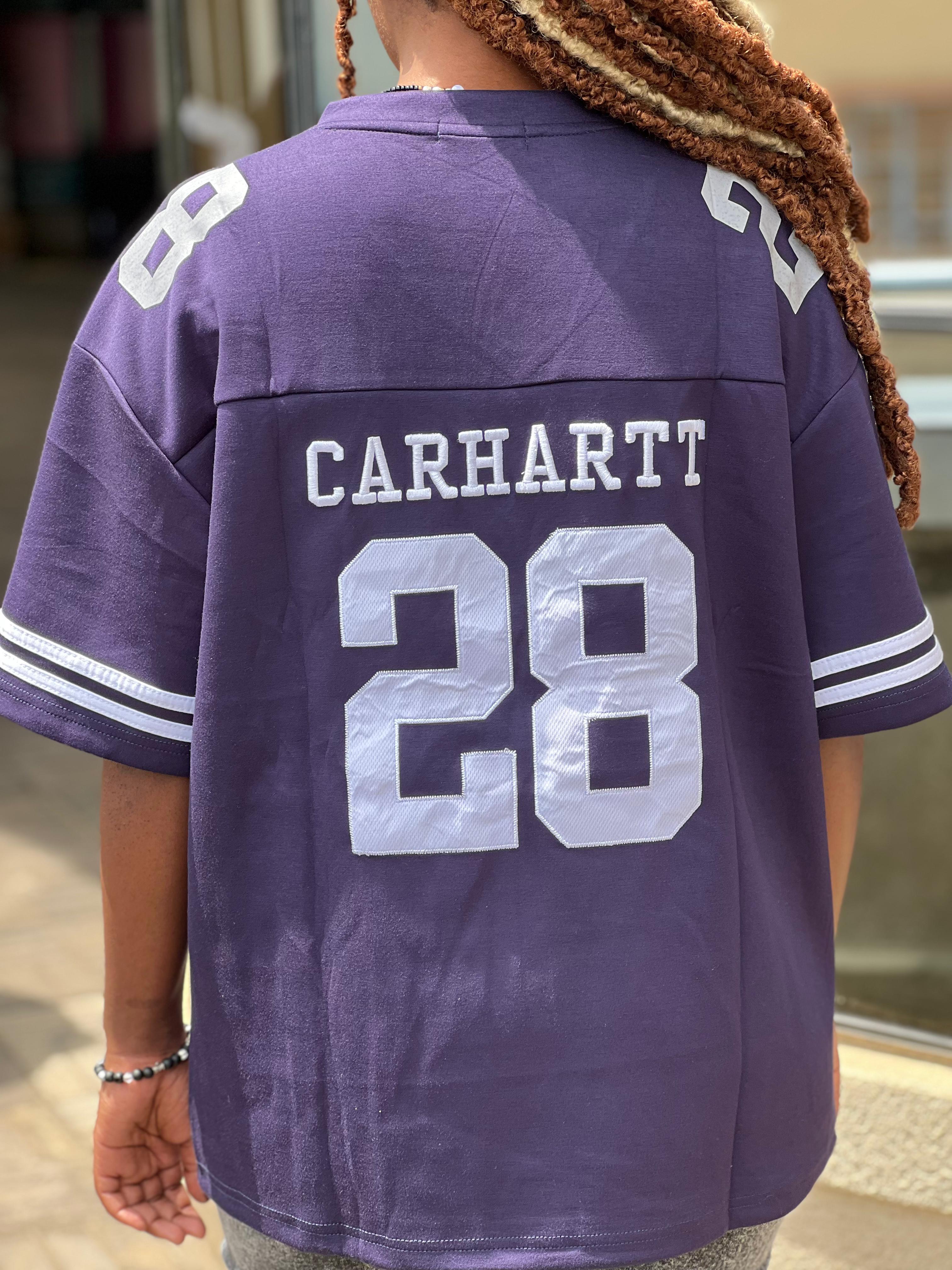 Carhartt No. 28 Jersey Work Shirt - Durable Cotton Men's Workwear for Construction & Outdoor Activities
