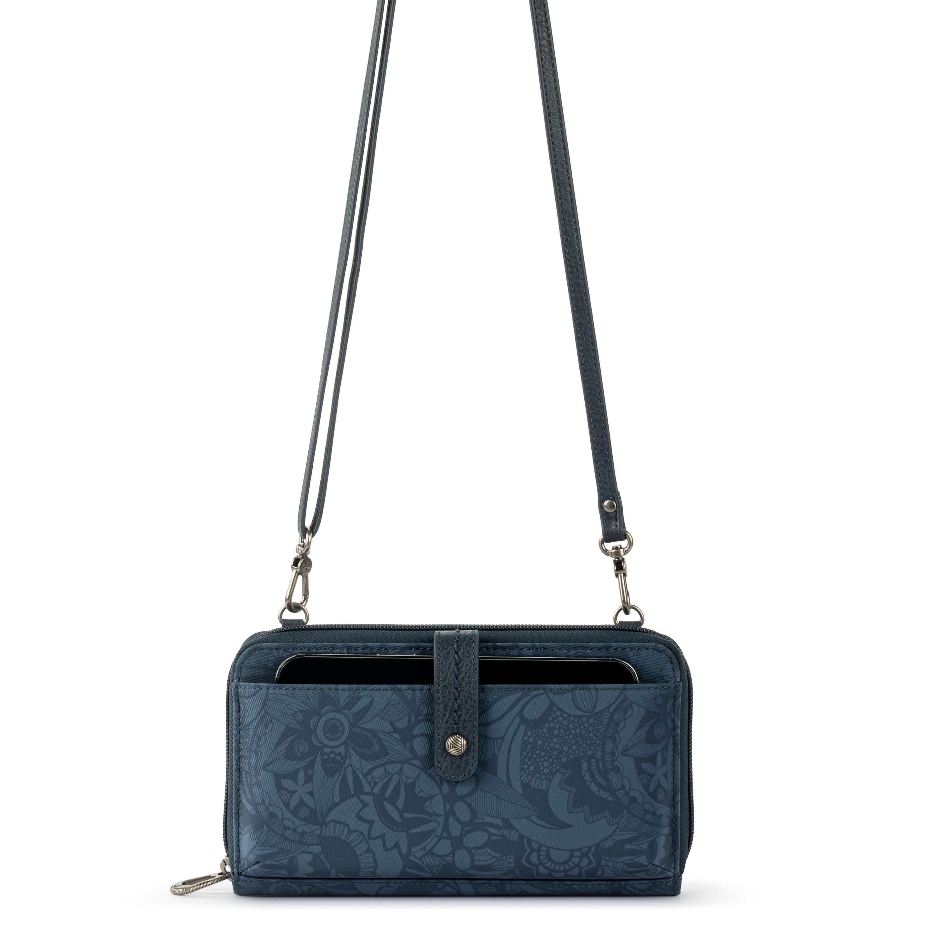 Eco-Friendly Smartphone Wallet with Indigo Spirit Desert Design - Slim RFID Blocking Phone Case for Everyday Use & Travel