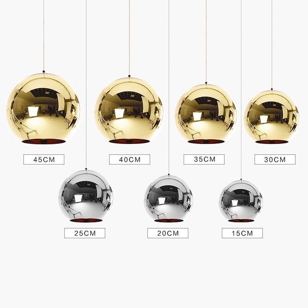 Modern LED Chandelier Light - Adjustable Hollow Pendant Lighting Fixture with Electroplated Glass & Chrome Mirror Finish | Nordic Creative Design for Restaurants, Kitchens, Bars & Living Rooms