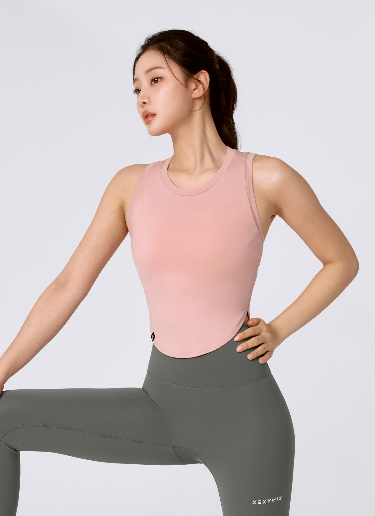 XELLA Lightweight Round Neck Sleeveless Blouse for Women - Perfect for Summer, Office Wear & Casual Outfits