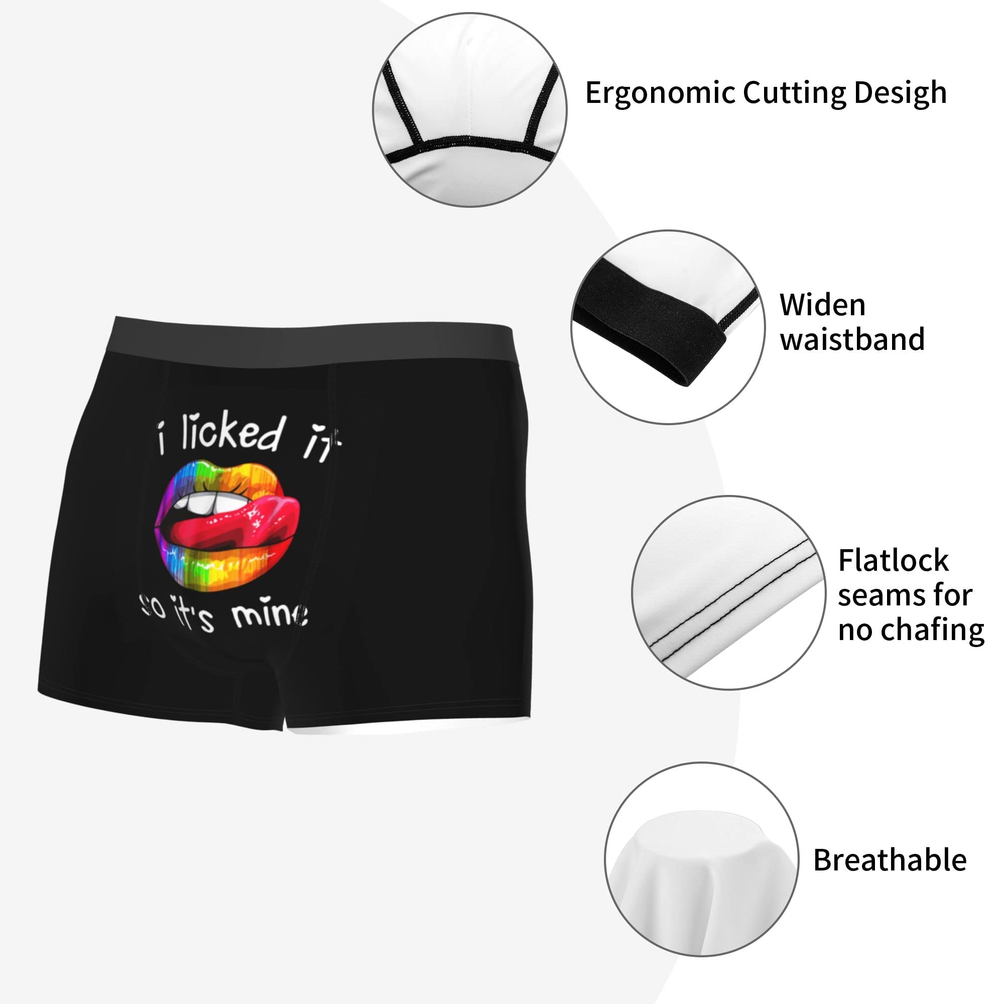 Funny Men's Boxer Briefs - Comfortable Cotton Underwear for Casual Wear & Gifts - Perfect for Everyday Use, Lounging, and Humorous Occasions