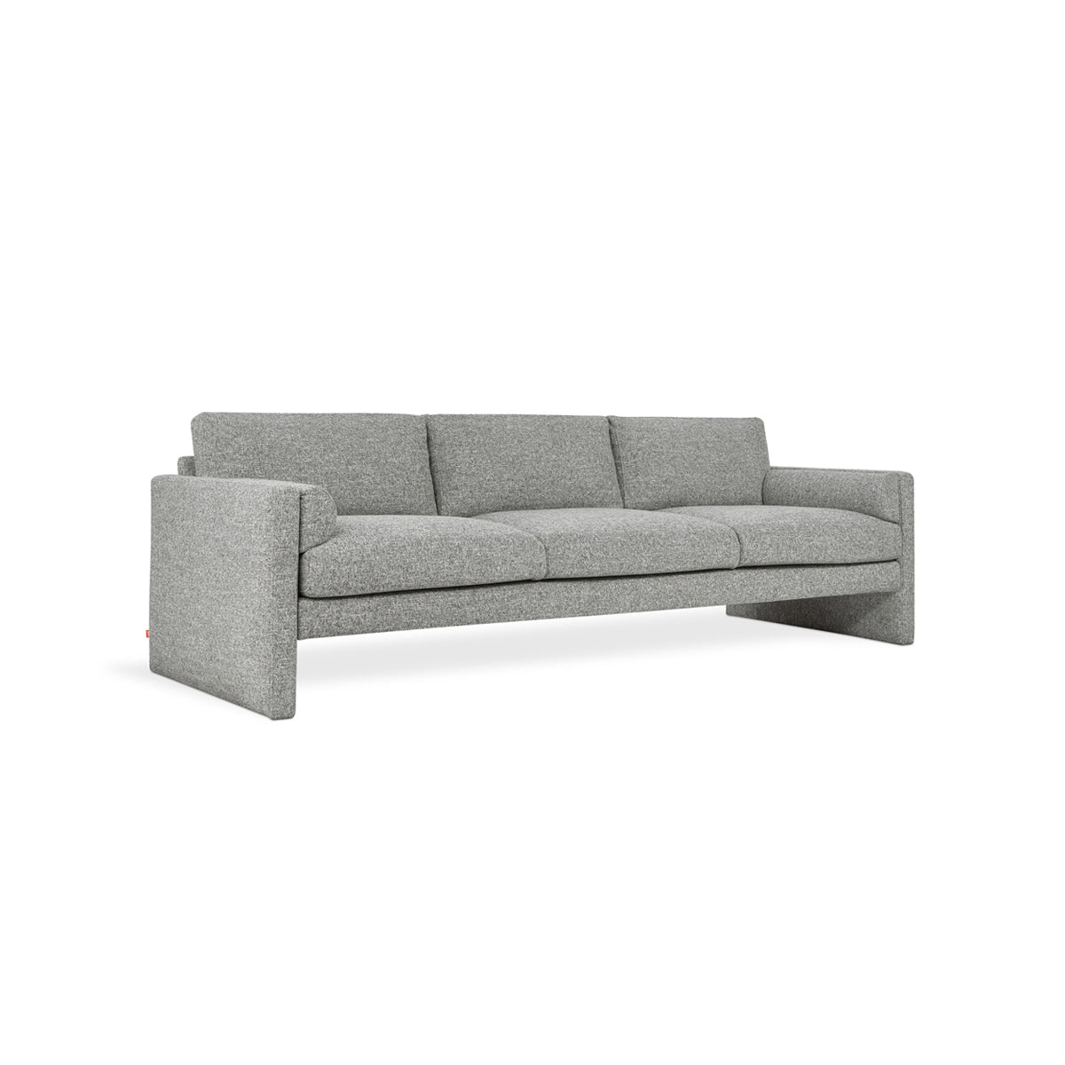 M Co Living Laurel Sofa - Modern Comfortable Sectional Couch for Living Room, Lounge & Family Room - Soft Fabric Upholstery with Sturdy Wooden Frame - Perfect for Small Spaces, Apartments & Home Theater