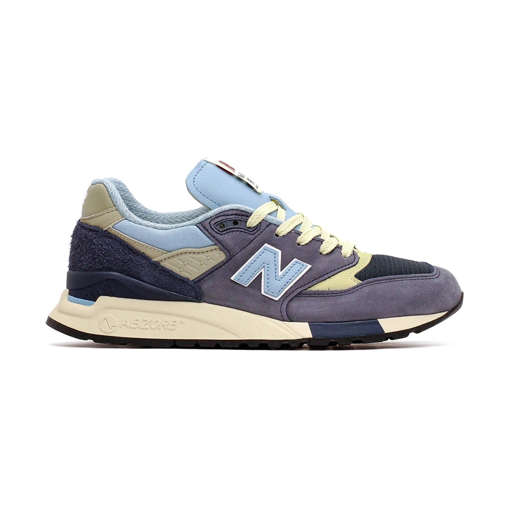 New Balance U998CB Chrome Blue Men's Running Shoes - Made in USA 998 - Perfect for Jogging, Gym & Casual Wear
