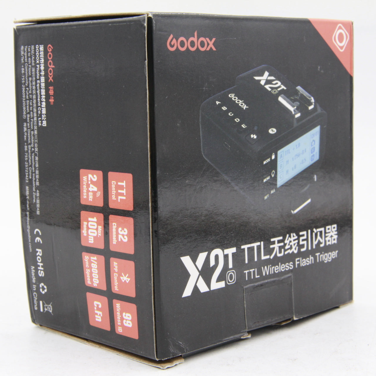 Godox X2 2.4GHz TTL Wireless Flash Trigger for Olympus & Panasonic Cameras - Like New Open Box - Perfect for Studio Photography & Outdoor Shooting