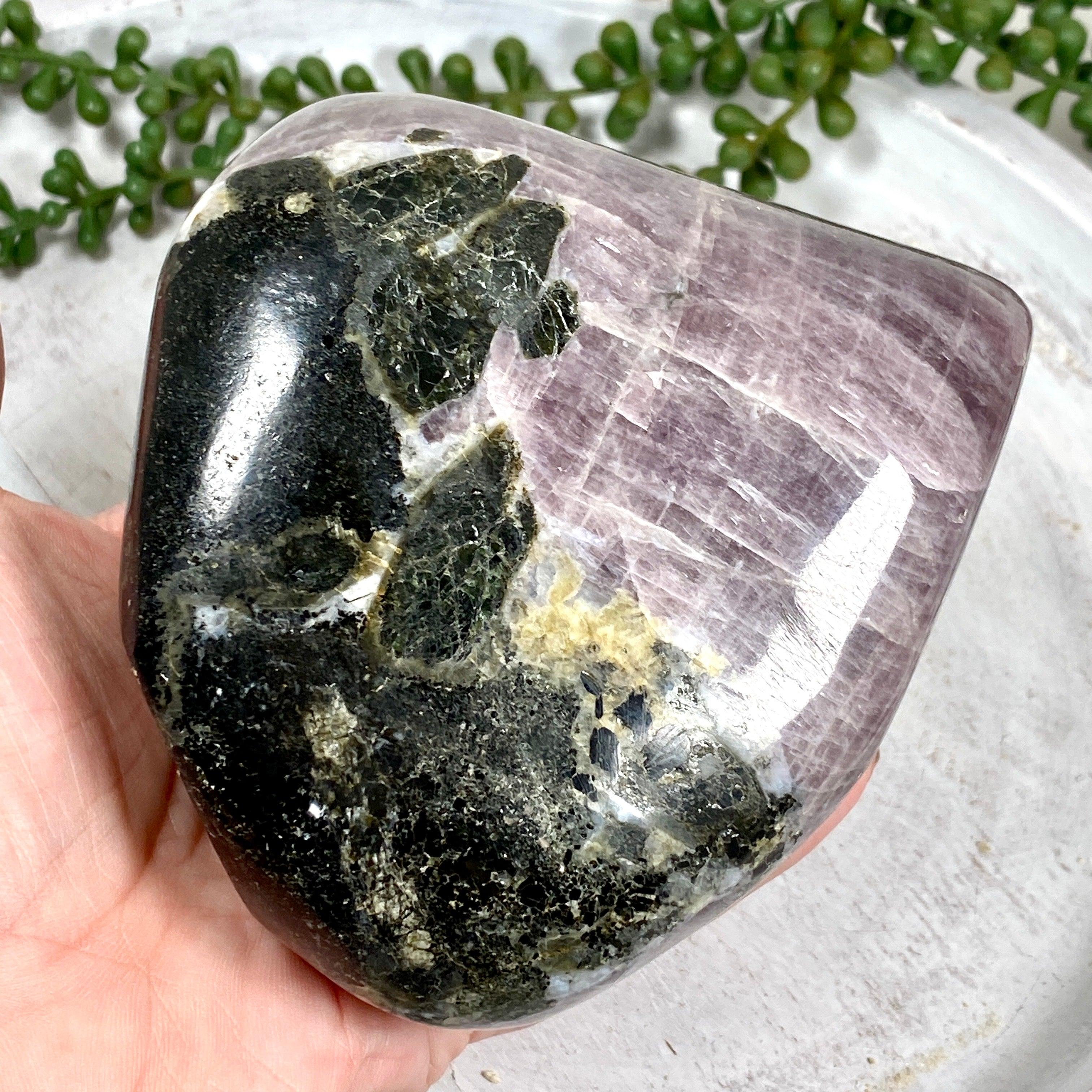 Natural Purple Anhydrite (Angelite) Freeform Stone - Healing Crystal for Meditation, Energy Work & Spiritual Growth - Home Decor, Reiki, Chakra Balancing