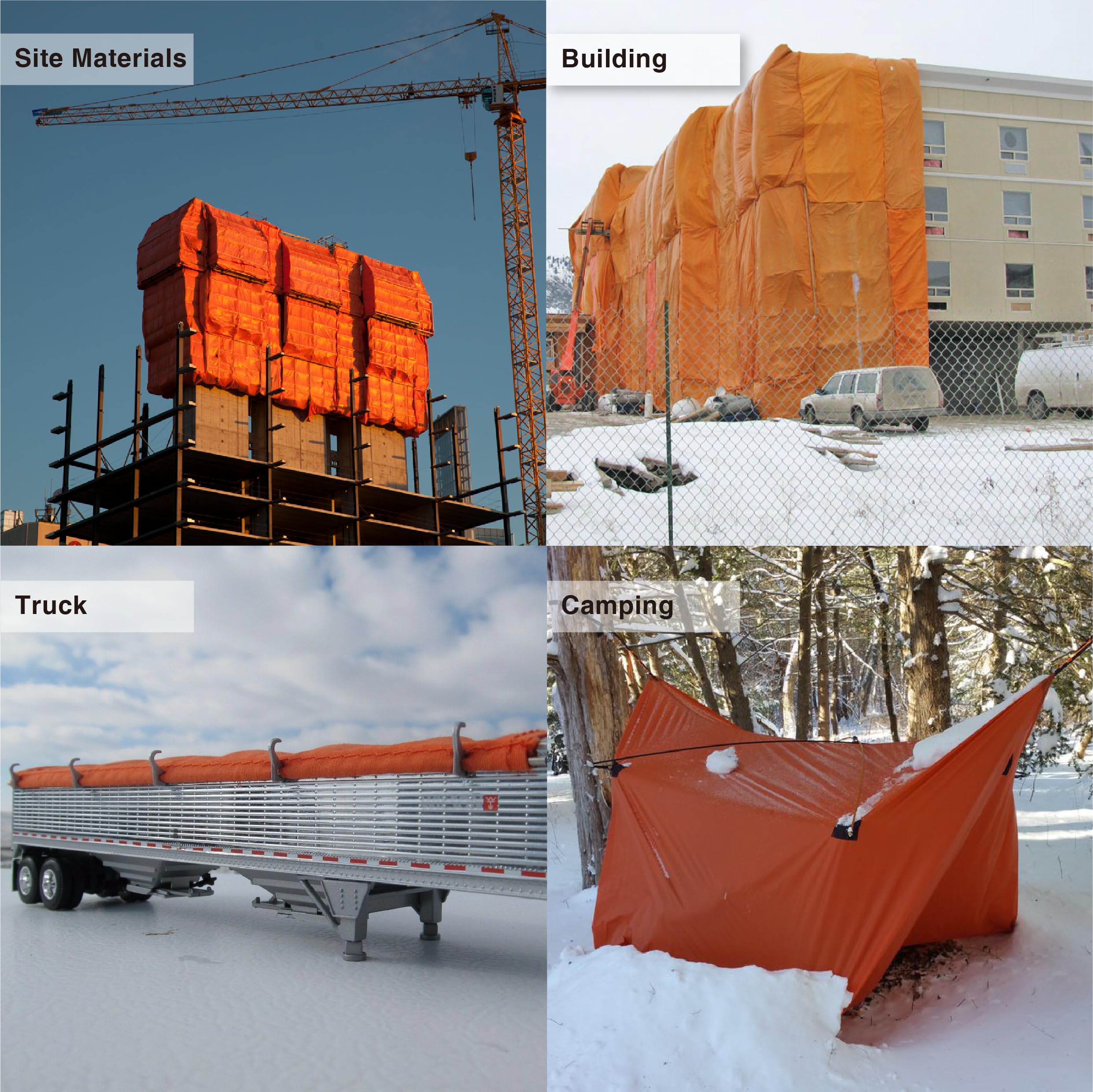 6' x 25' Heavy Duty Concrete Curing Blanket - 3.6mm Thick Waterproof Insulated Tarpaulin for Construction, Winter Protection & Outdoor Projects | Perfect for Concrete Curing, Equipment Cover & Emergency Shelter