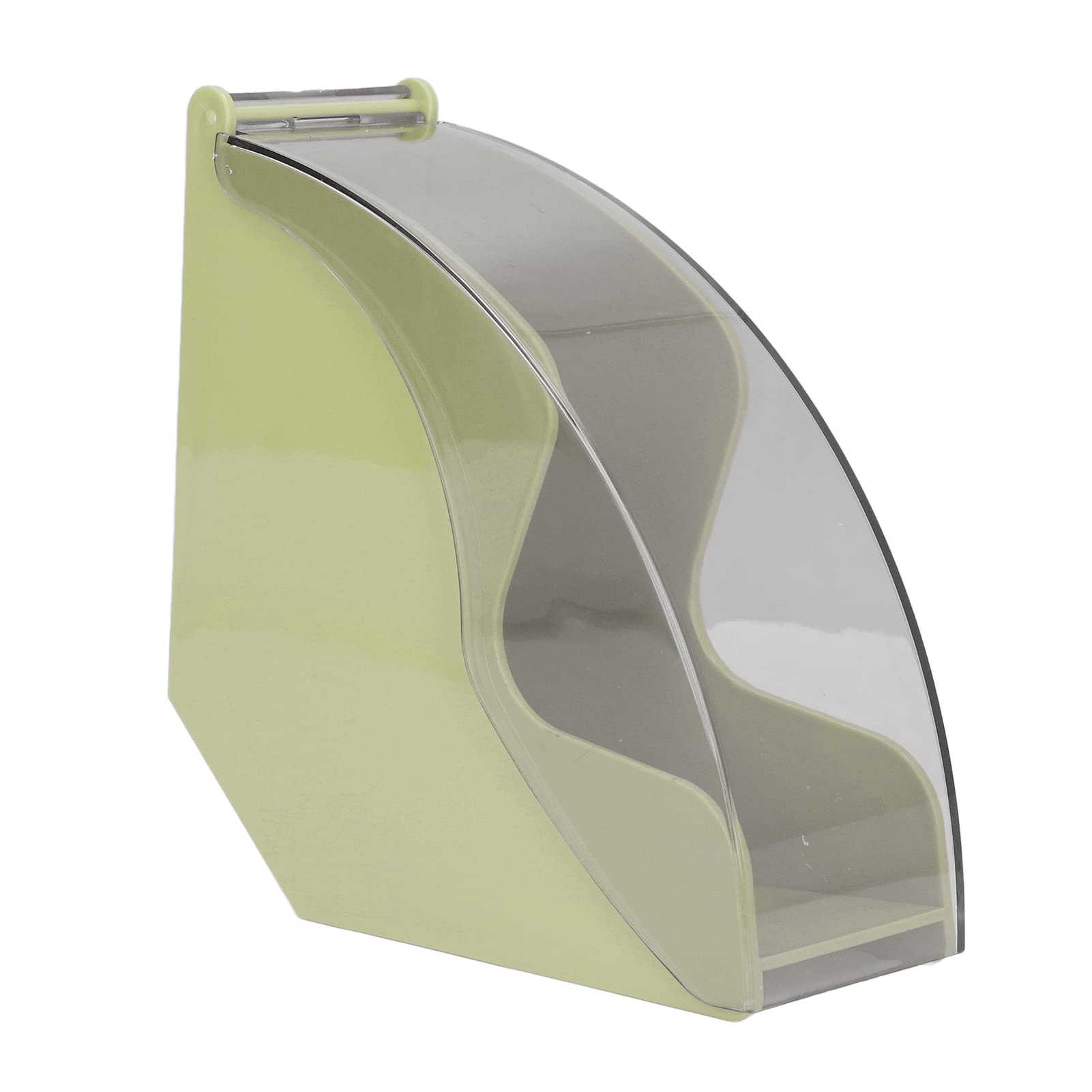 Acrylic Coffee Filter Holder with Dustproof Cover - Paper Storage Rack for Coffee Filters - Perfect for Coffee Shops & Home Use (Green) | Drip Coffee Accessories & Barista Tools