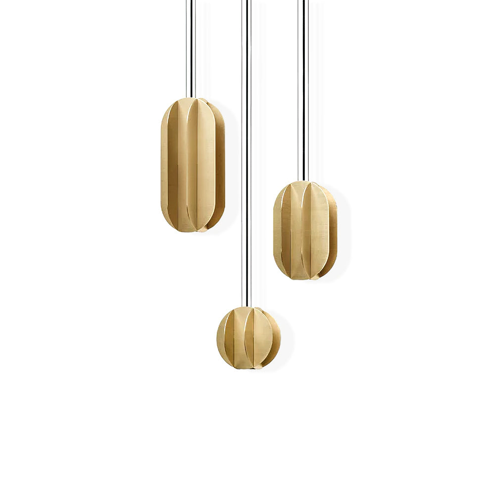 Modern Glass Pendant Lamp - Elegant Hanging Light Fixture for Kitchen Island, Dining Room, and Bedroom Decor - Energy Efficient LED Bulb Compatible