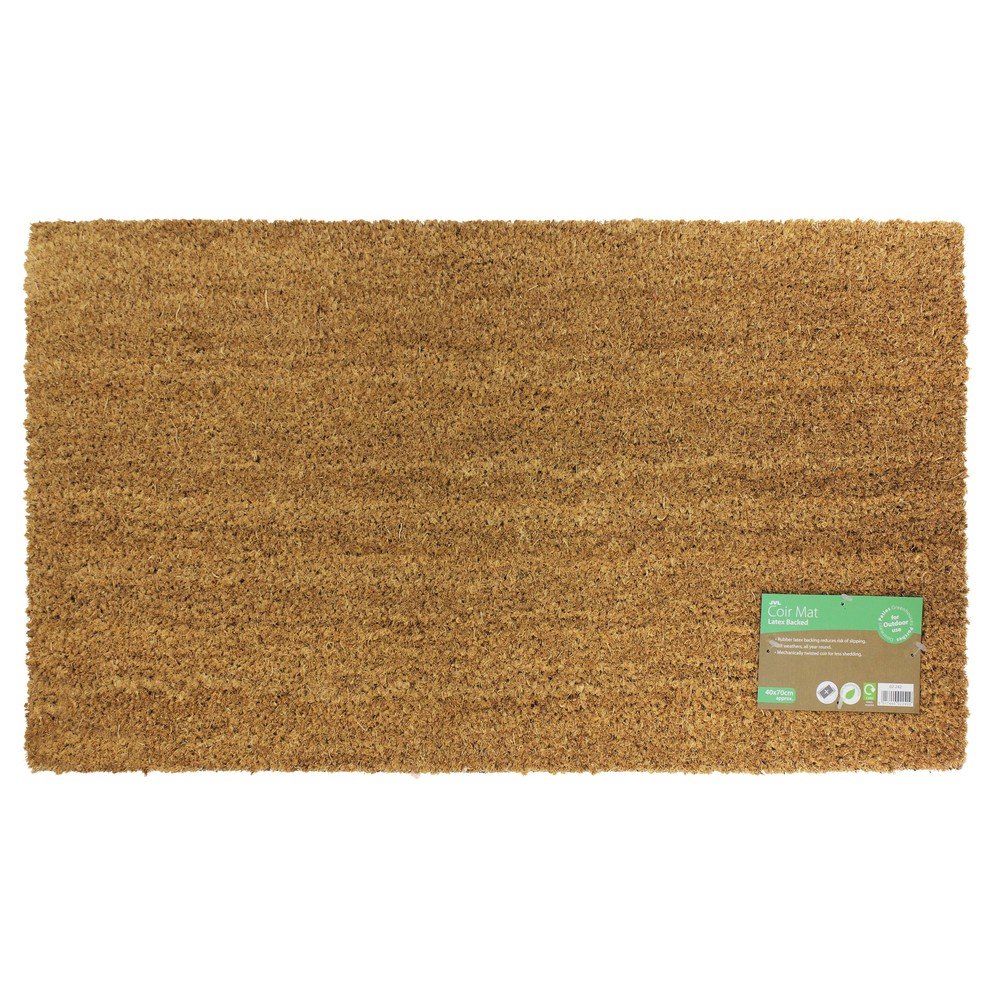 Premium PVC Coir Doormat - Non-Slip, Durable & Waterproof Entryway Rug for Home, Office & Outdoor Use - Perfect for High Traffic Areas & Muddy Shoes