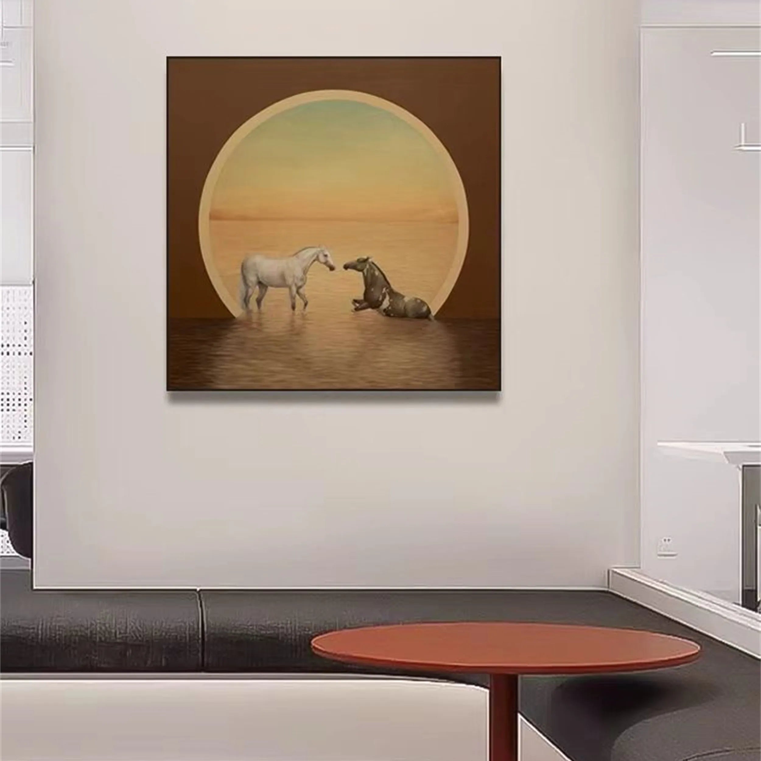 Animal Art Painting #AP023 - Handmade Wildlife Canvas Art for Home & Office Decor | Perfect for Living Room, Bedroom, or Gift