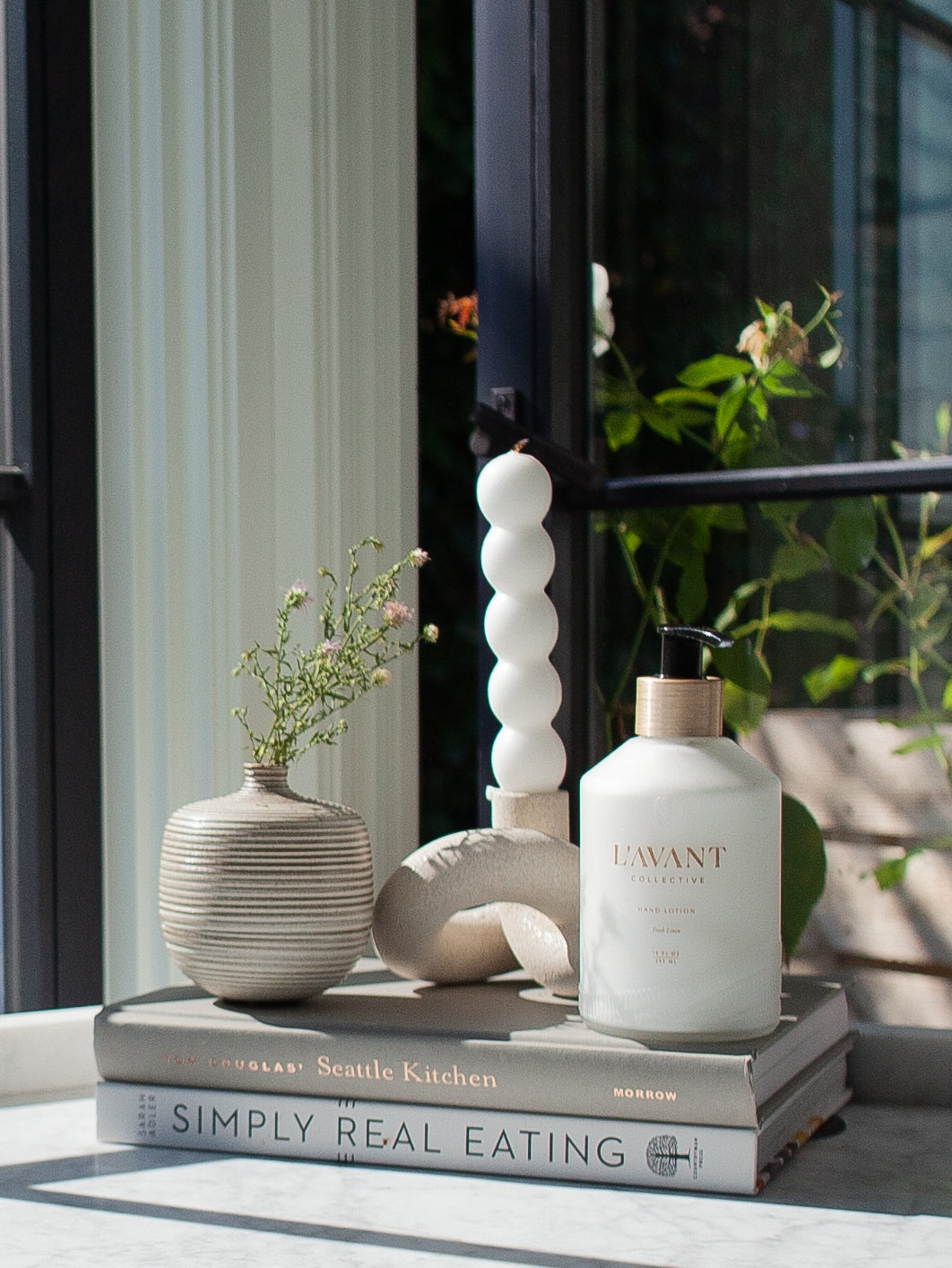 Premium Hand Lotion in Elegant Glass Bottle - Moisturizing & Nourishing for Dry Skin - Perfect for Home, Office & Travel Use