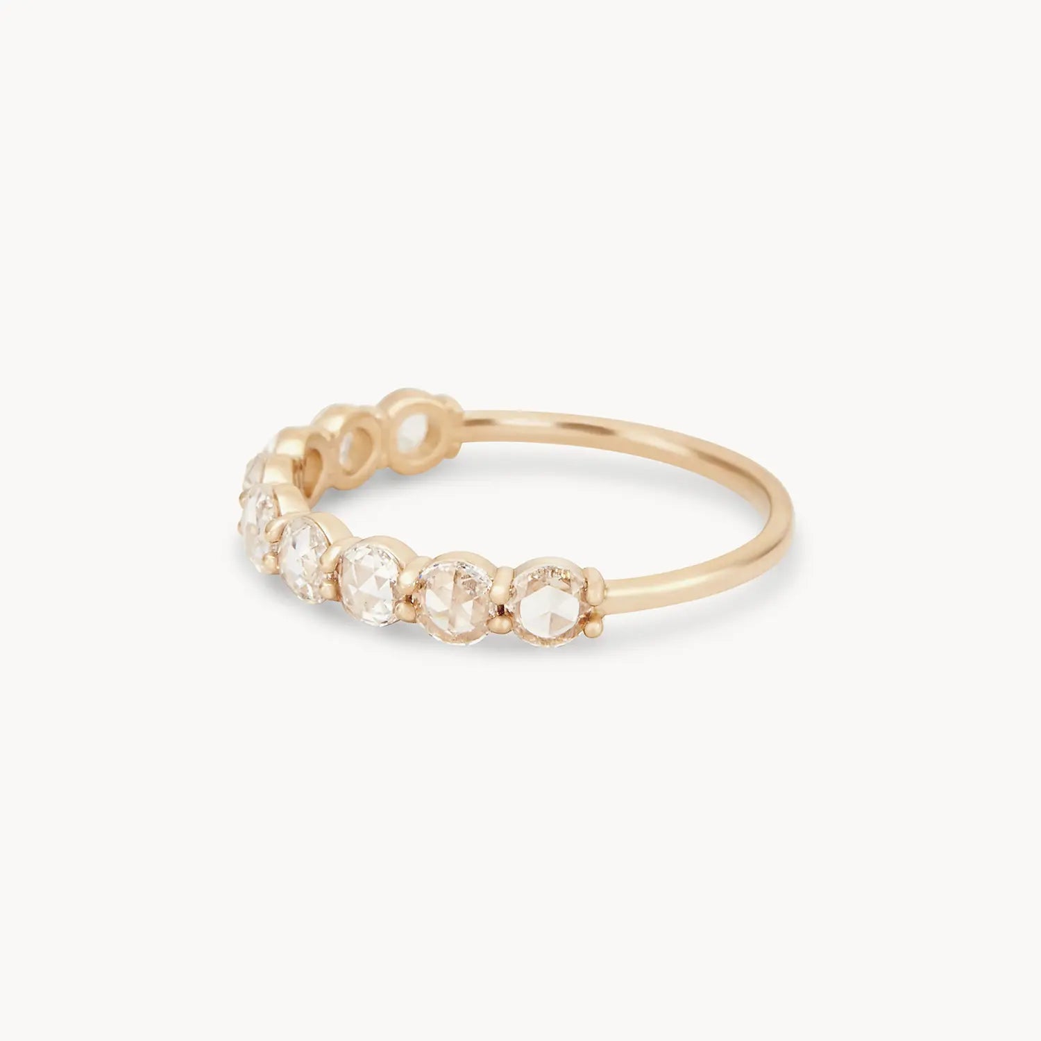 14K Yellow Gold Moonglade Ring - Elegant Dainty Stackable Ring for Women, Perfect for Everyday Wear, Anniversary Gifts & Special Occasions