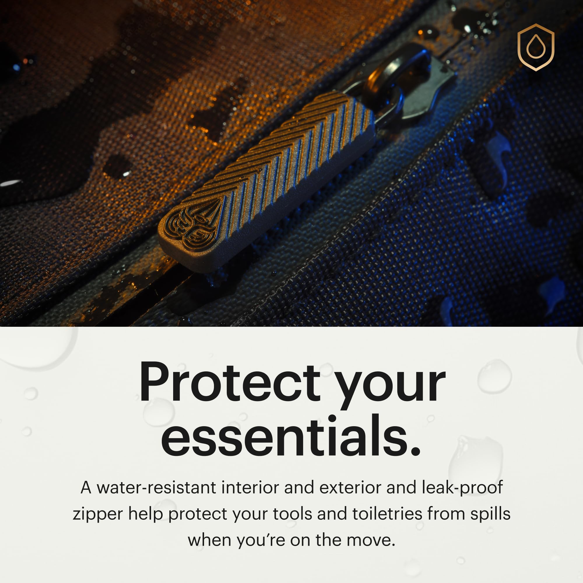 MANSCAPED® The Shed 2.0 Men's Travel Toiletry Bag - Water-Resistant Dopp Kit for Grooming Tools & Accessories | Premium Quality, Stylish Organization | Perfect for Travel, Gym & Business Trips