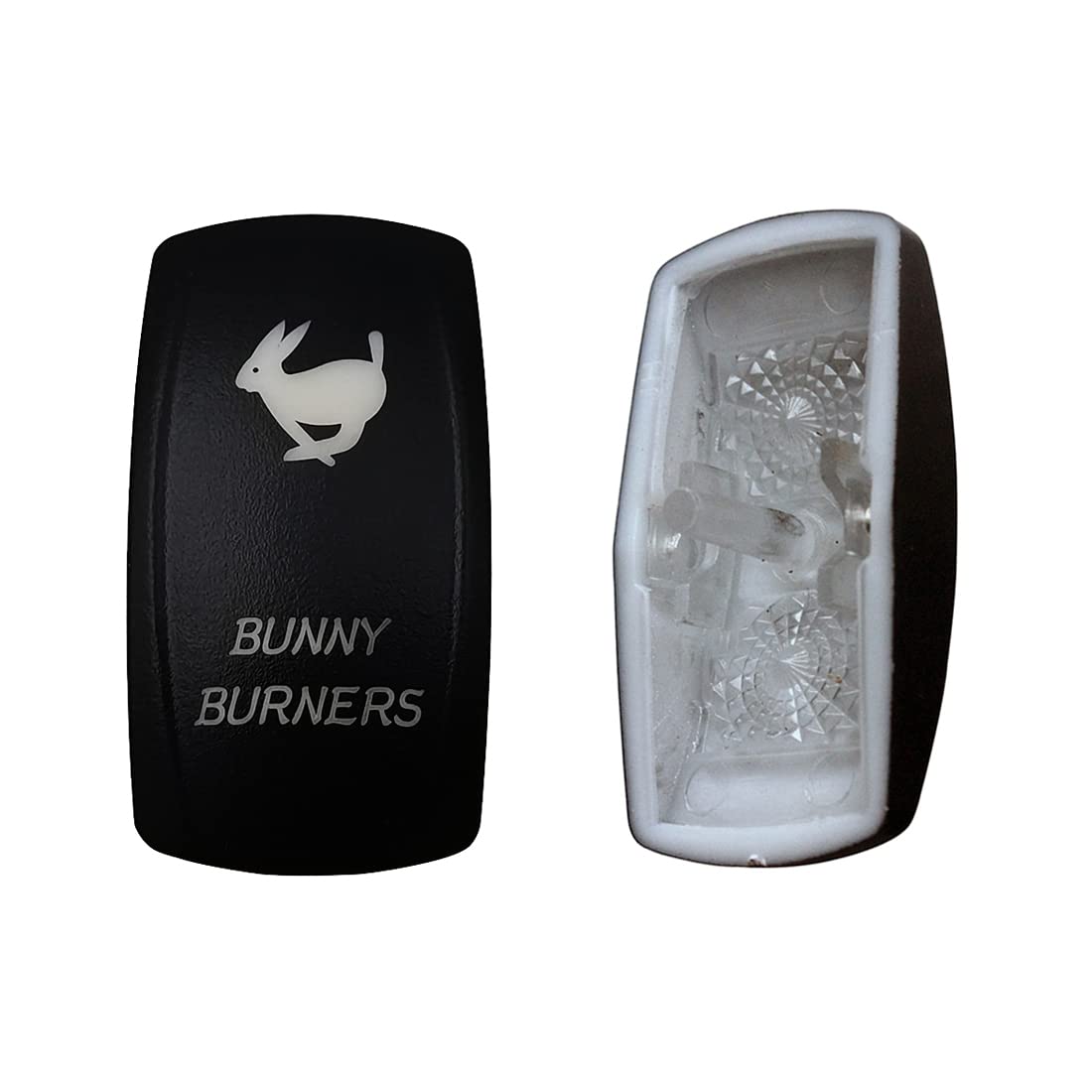 Laser Etched Backlit Switch Cover Cap for Car Boat Dashboard Rocker Switch - Durable & Waterproof Switch Protector for Marine & Automotive Use - Perfect for Night Driving & Boat Navigation Lighting