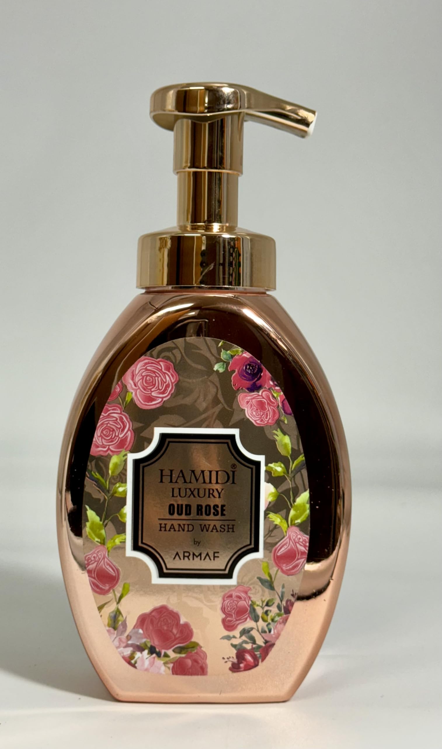 Premium Oud Rose Scented Hand Wash - 350ml (11.9 OZ) Luxury Liquid Soap with Skin Nourishing Formula - Hydrating & Moisturizing for Soft Hands - Perfect for Home, Spa, and Gift Giving