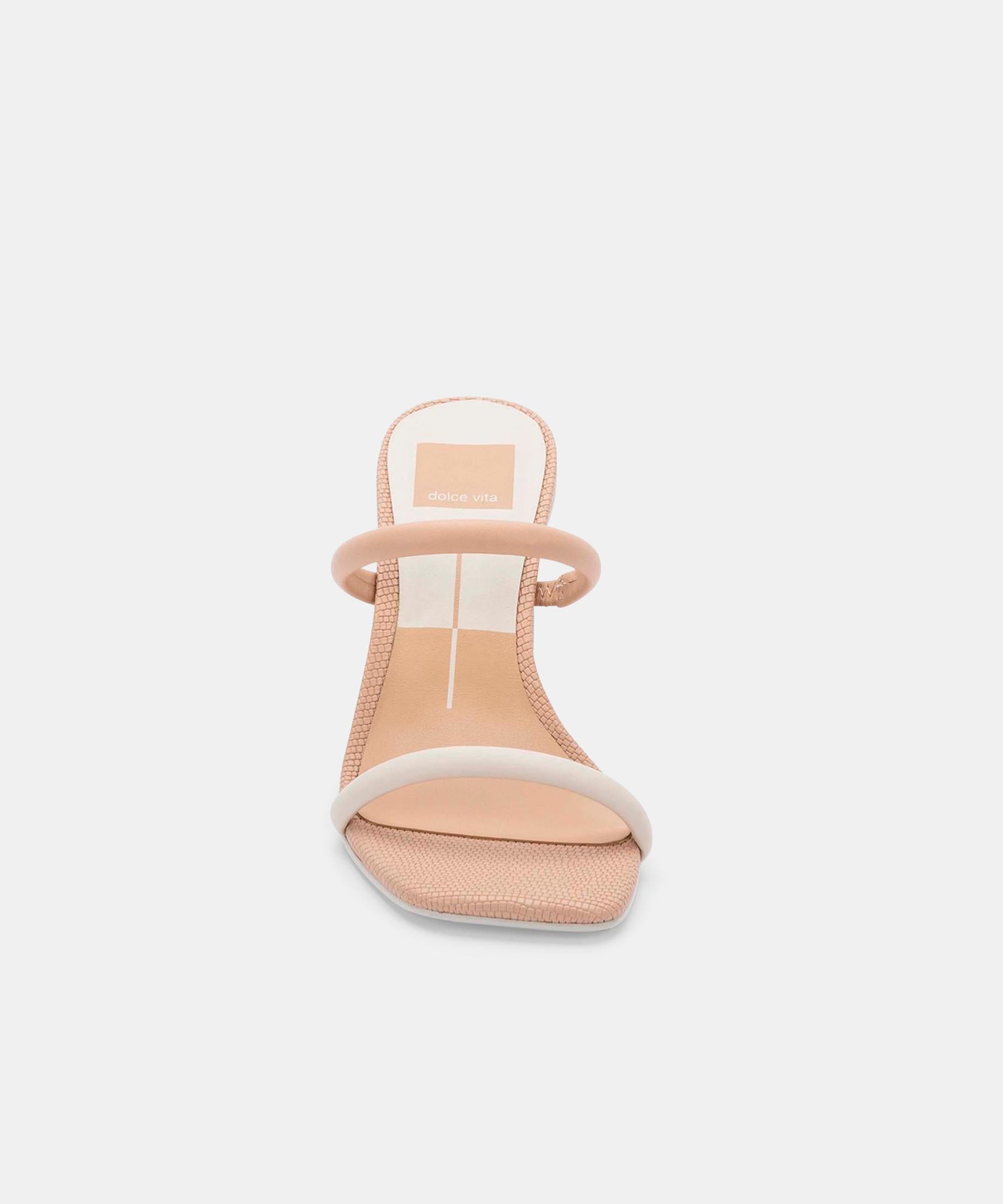 Natural White Noles Heels - Comfortable & Stylish Women's Heels for Work, Parties & Special Occasions