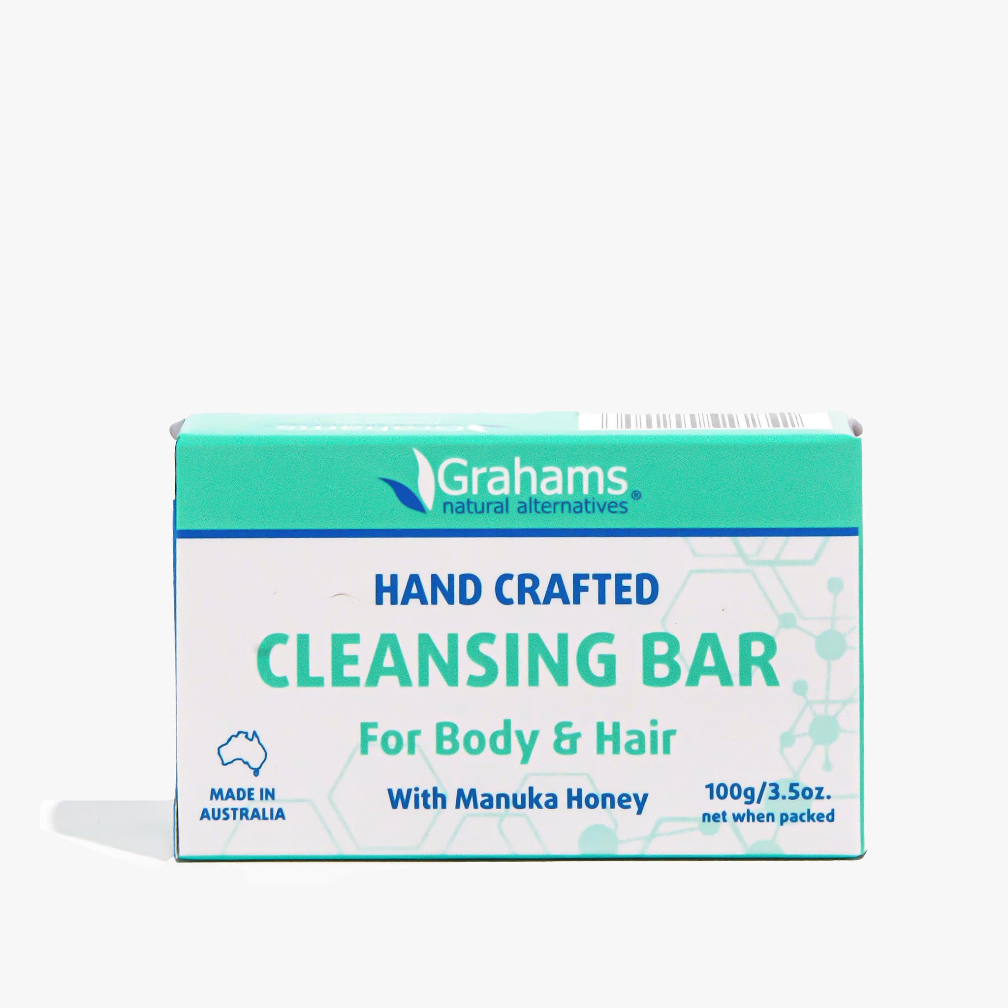 Natural Cleansing Bar for Body & Hair - Gentle Soap for All Skin Types | Perfect for Travel, Gym & Daily Shower Routine