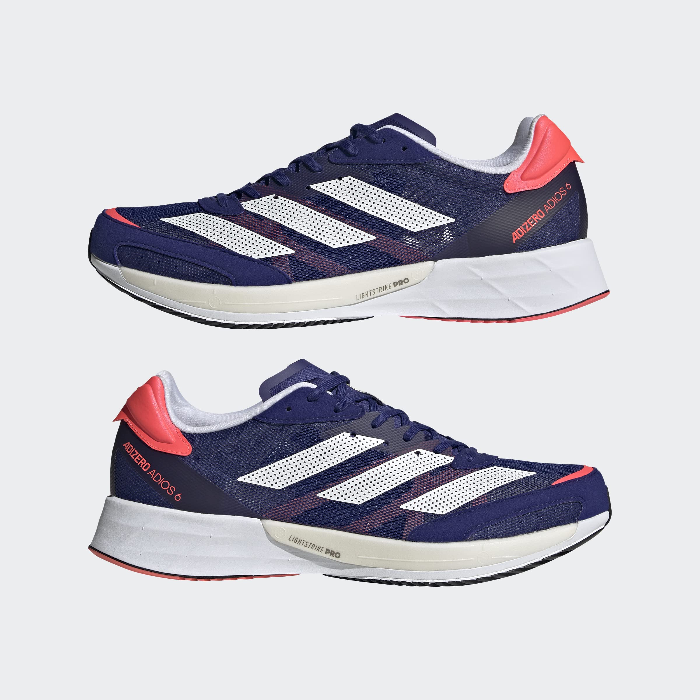adidas Women's Adizero Adios 6 Running Shoes - Halo Mint/Sonic Ink/Signal Green | Lightweight Performance Running Shoes for Women | Perfect for Marathon Training & Road Running