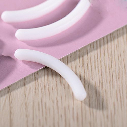 Leline's Eyelash Curler Refill Pads - White Rubber Replacement Pads for Standard Eyelash Curlers | Perfect for Home, Travel & Professional Makeup Kits