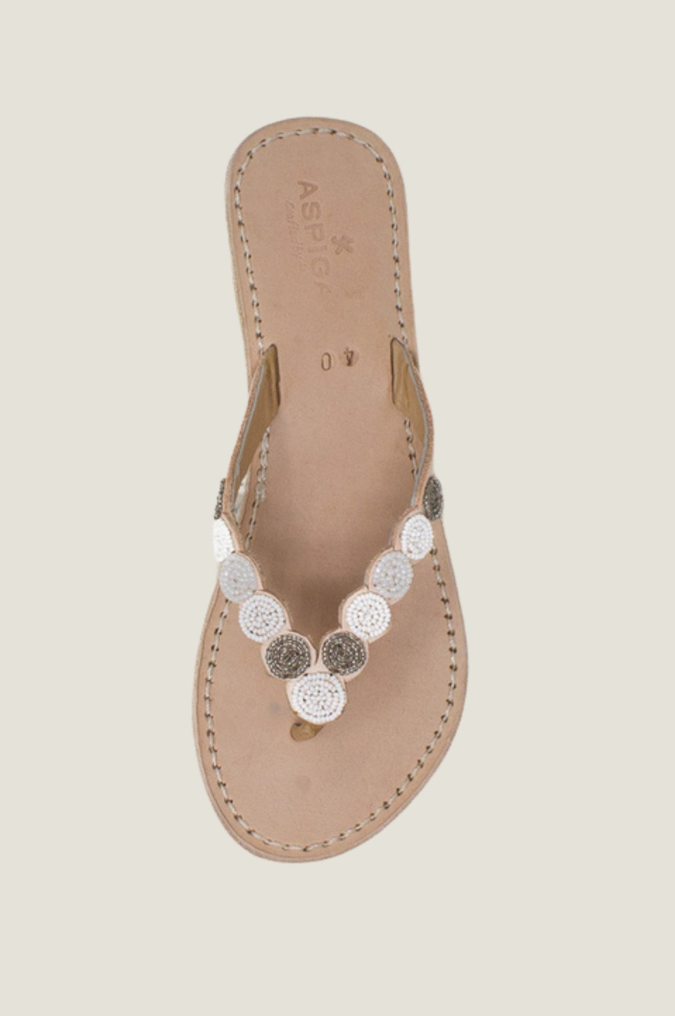 Mini Disc Sandals for Women - Comfortable White & Silver Gladiator Sandals | Perfect for Beach, Vacation, and Summer Outfits