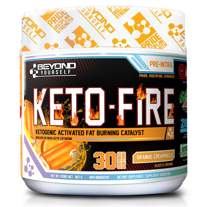 Beyond Yourself Keto Fire 267g - Premium Ketogenic Supplement for Weight Loss & Energy Boost | Ideal for Low-Carb Diet & Fitness Enthusiasts