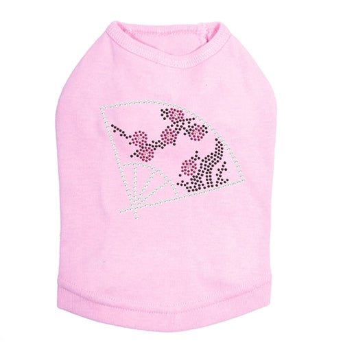 Chinese Fan Dog Tank Top - Stylish & Comfortable Pet Apparel in Multiple Colors - Perfect for Summer Walks & Outdoor Adventures