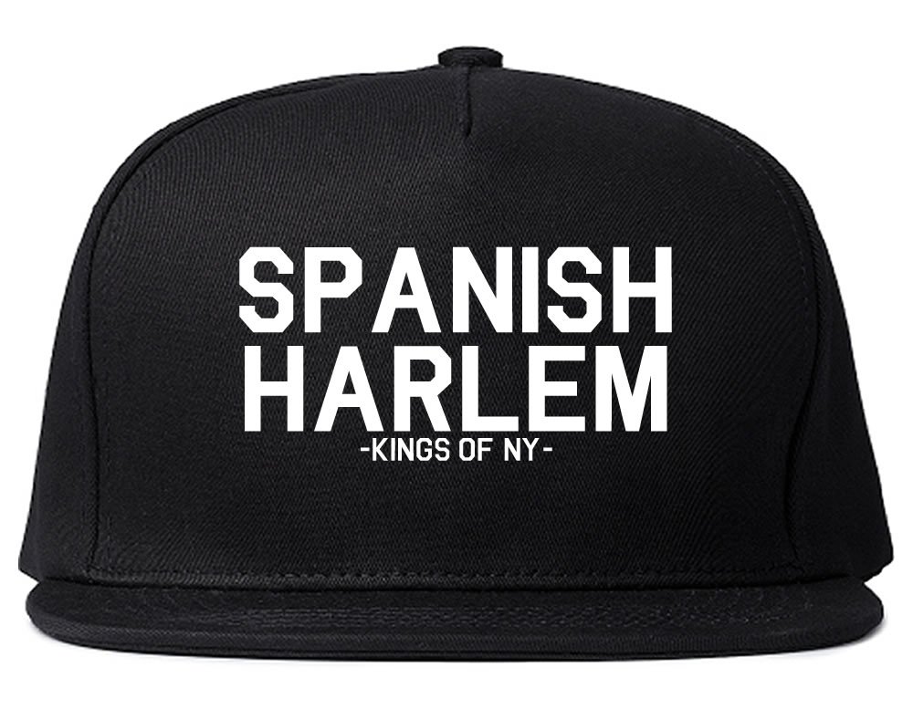 Kings Of NY Spanish Harlem New York Snapback Hat - Vintage Baseball Cap for Men & Women - Streetwear Fashion Accessory for Urban Style, Hip Hop Culture, and NYC Pride