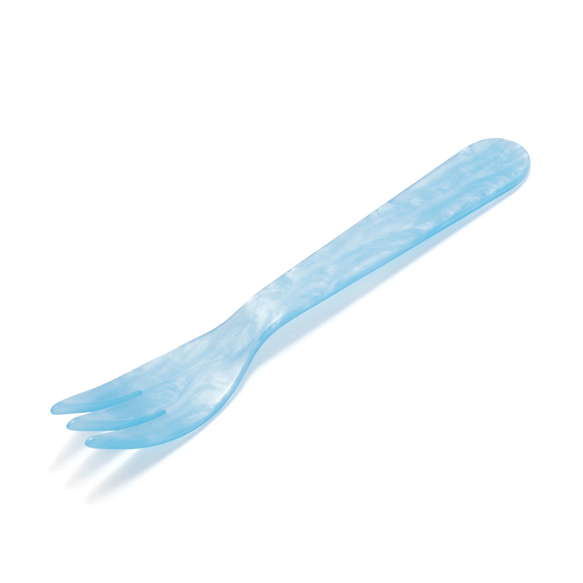 Blue Marble Dessert Fork - Elegant & Durable Cake Pastry Cutlery for Parties, Weddings, and Fine Dining