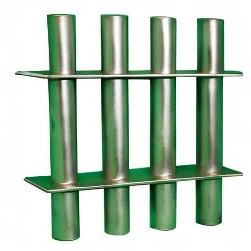 MPI Ceramic Square Grate Magnet - 10x10 Inch Stainless Steel Welded Construction for Removing Ferrous Metal Contaminants - Perfect for Food Processing, Recycling & Industrial Applications