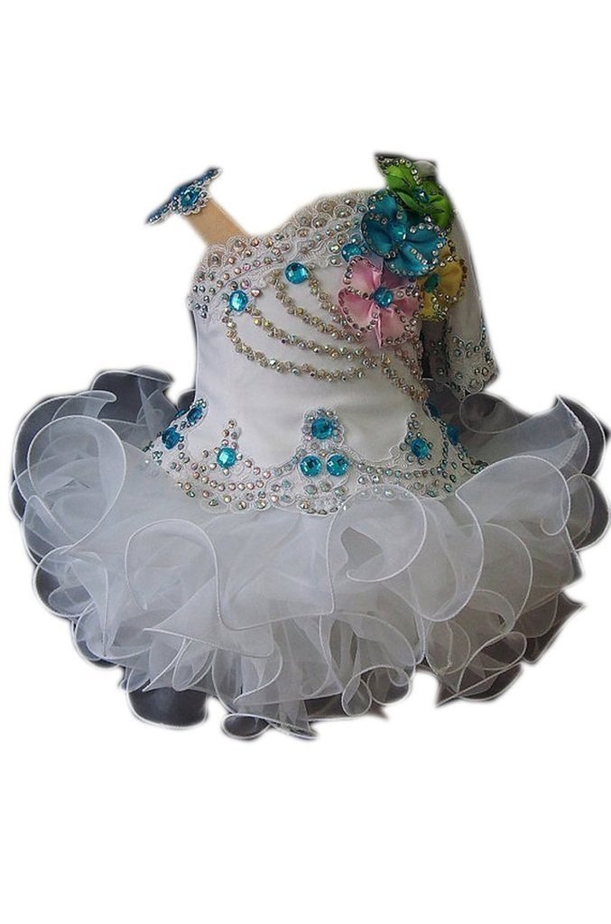 Dexin Girls' Cupcake Flower Dress for Pageant & Party