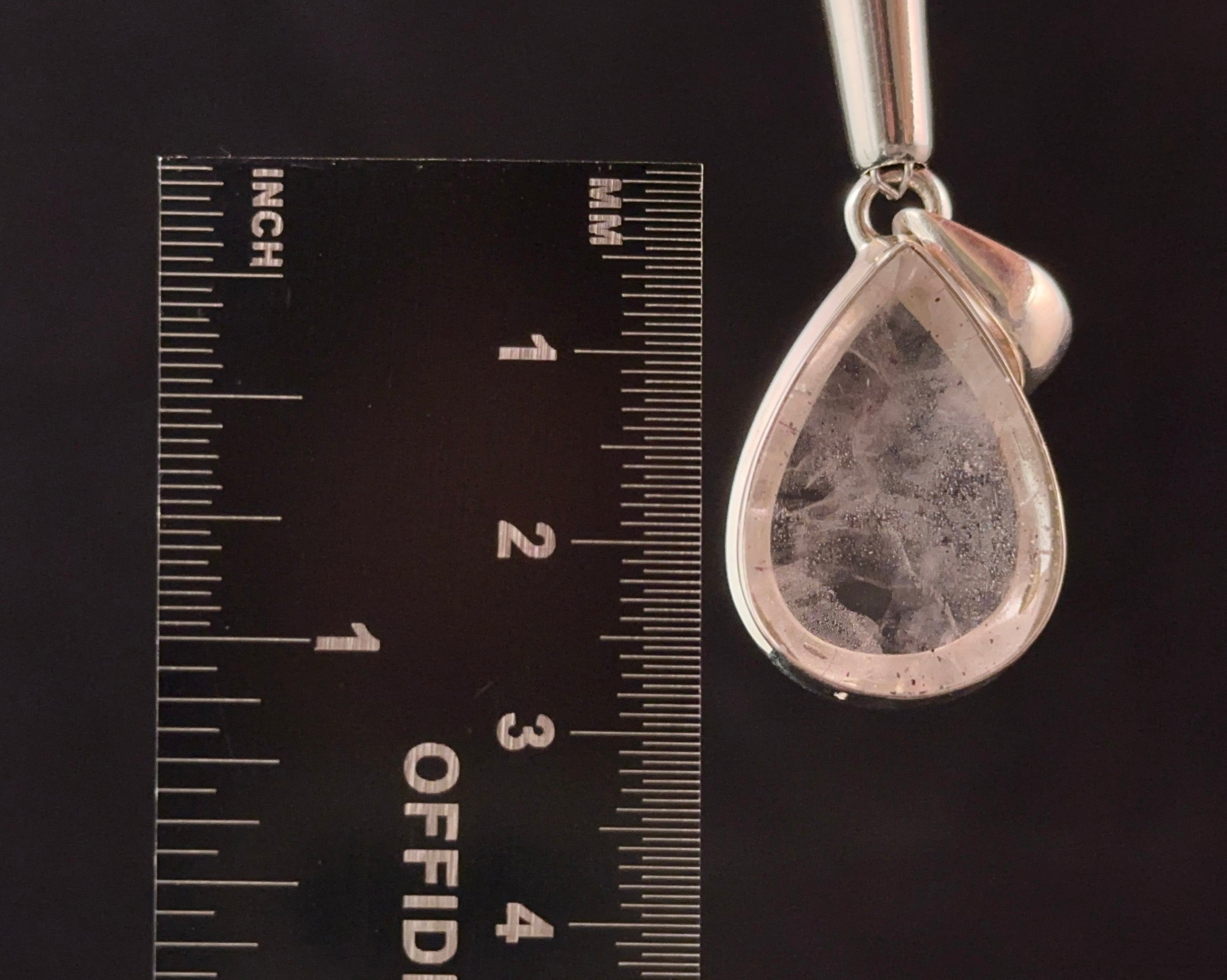 COVELLITE Pink Fire Quartz Crystal Pendant Necklace - Natural Healing Stone Jewelry for Women, 53202 | Spiritual Energy, Chakra Balancing & Meditation Accessory
