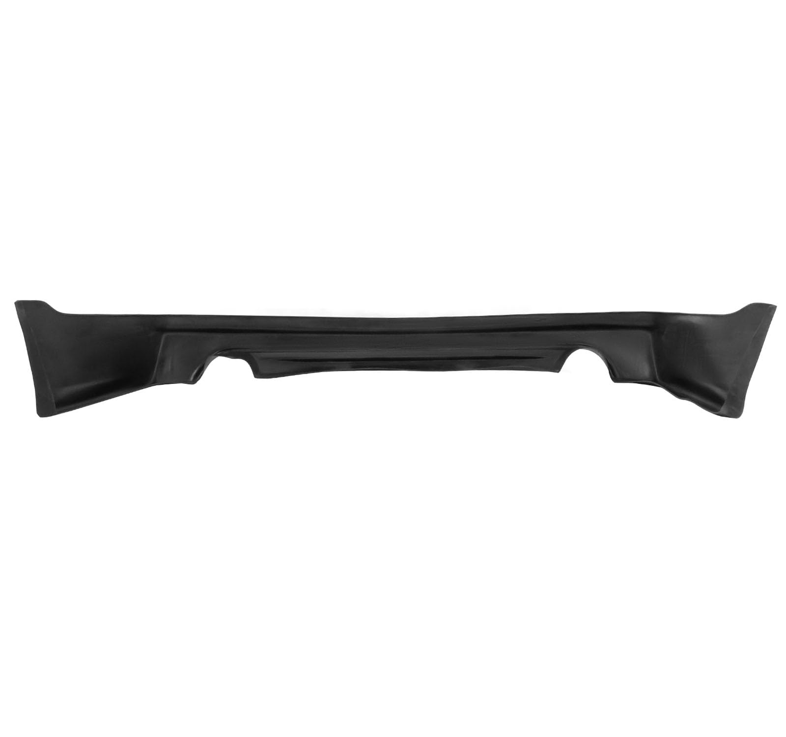 IKON MOTORSPORTS PU Black Rear Bumper Lip Spoiler Splitter for 2008-2010 Honda Accord (2009 Model) - Enhances Aerodynamics & Sporty Style for Street Racing & Car Shows