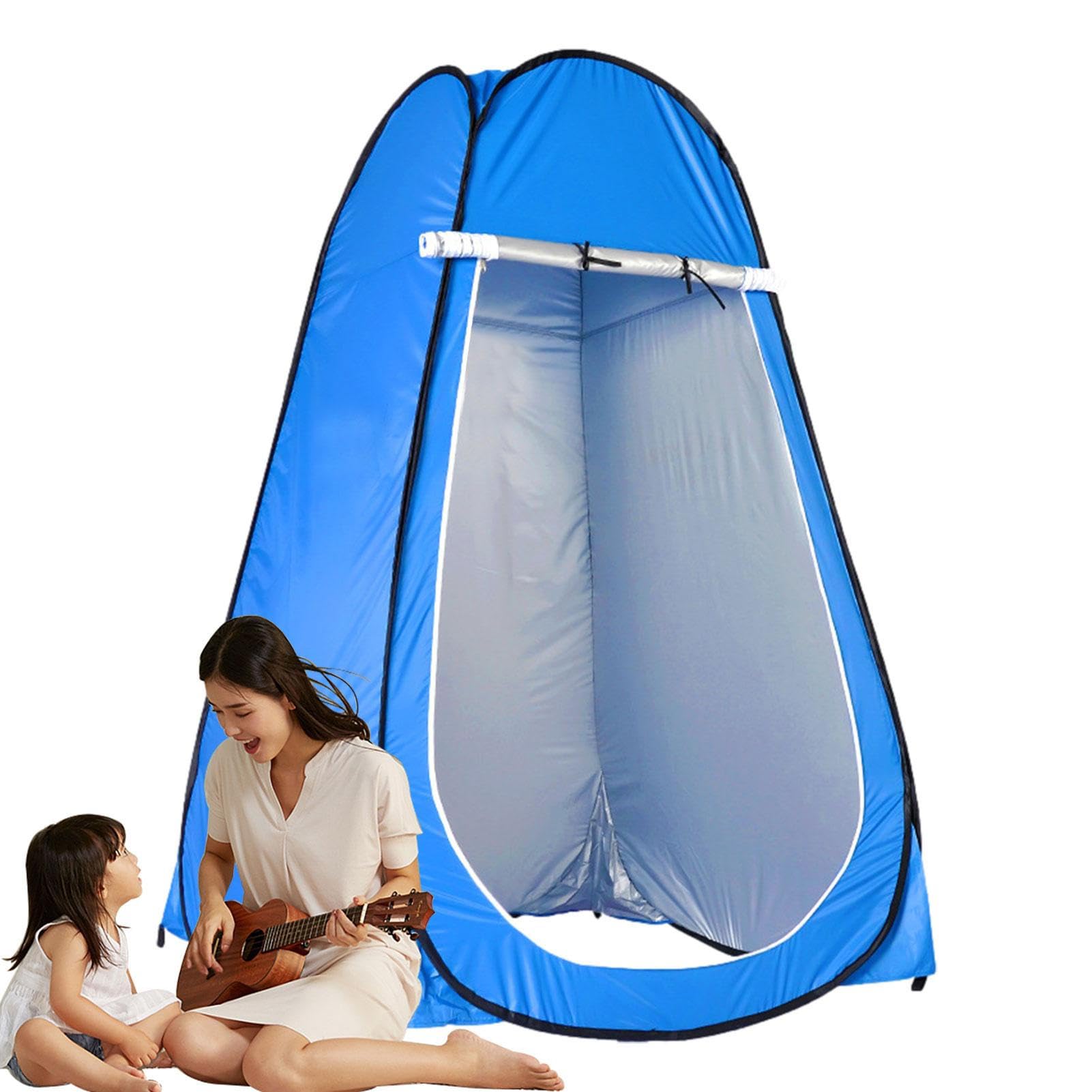Wofwise Large Pop Up Privacy Changing Tent - Portable Camping Changing Room & Rain Cover Toilet Shelter for Outdoor, Beach, Festival & Emergency Use