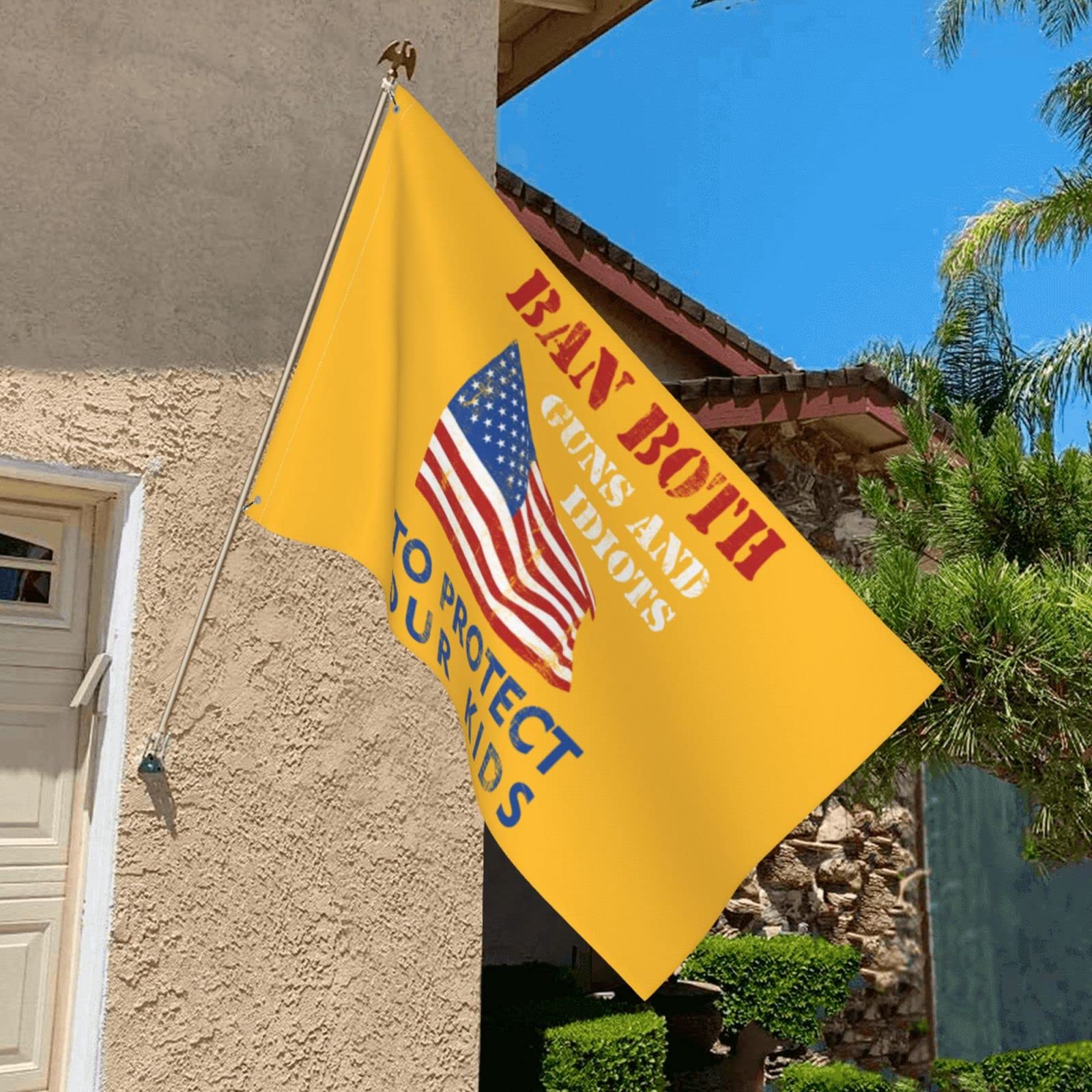 3x5 March For Our Lives Flag - Pray For Uvalde Texas, Enough Is Enough Gun Control Now, End Gun Violence, Protect Our Kids Not Guns - No More Silence Protest Banner (No Flag Pole Included) - Perfect for Rallies, Memorials & Social Justice Events