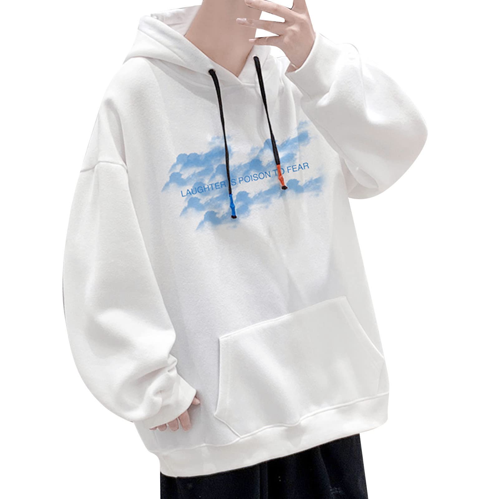 Men's Zip-Up Hoodie - Casual Pullover Sweatshirt for Everyday Wear