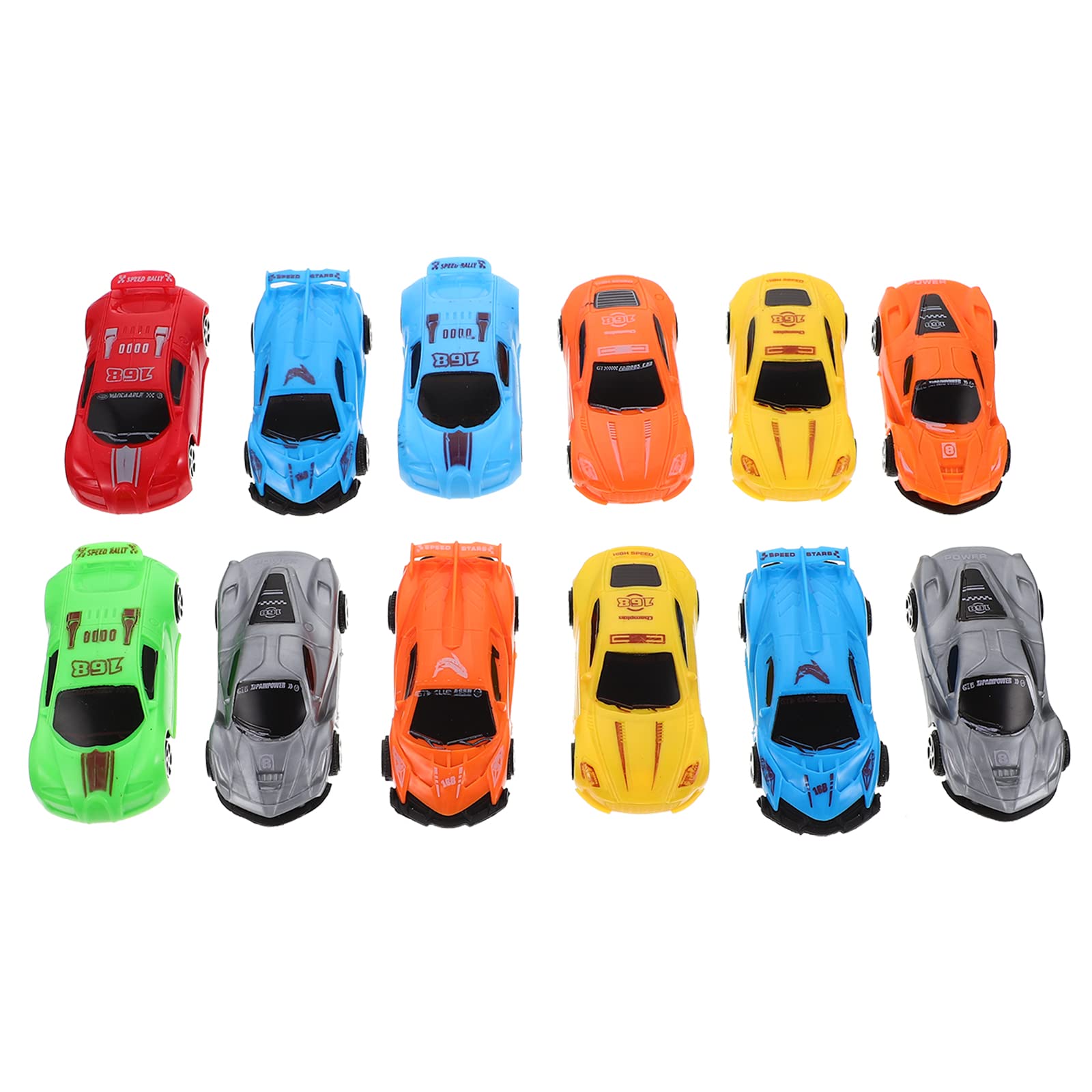 LUOZZY 12Pcs Pull Back Toy Cars for Kids - Mini Vehicle Model Set with Realistic Designs | Fun Educational Toys for Toddlers & Children | Perfect for Birthday Gifts, Party Favors & Pretend Play