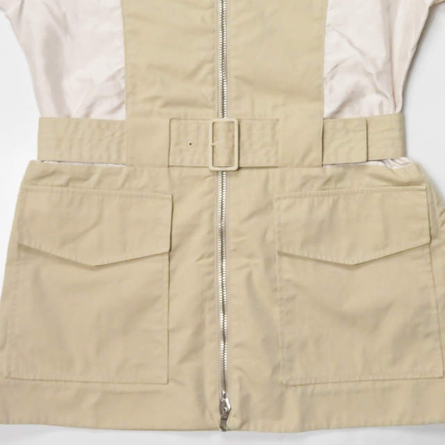 3.1 Phillip Lim Women's Silk Sleeve Belted Cotton-Nylon Blend Trench Coat | Elegant Outerwear for Work, Date Night & Special Occasions