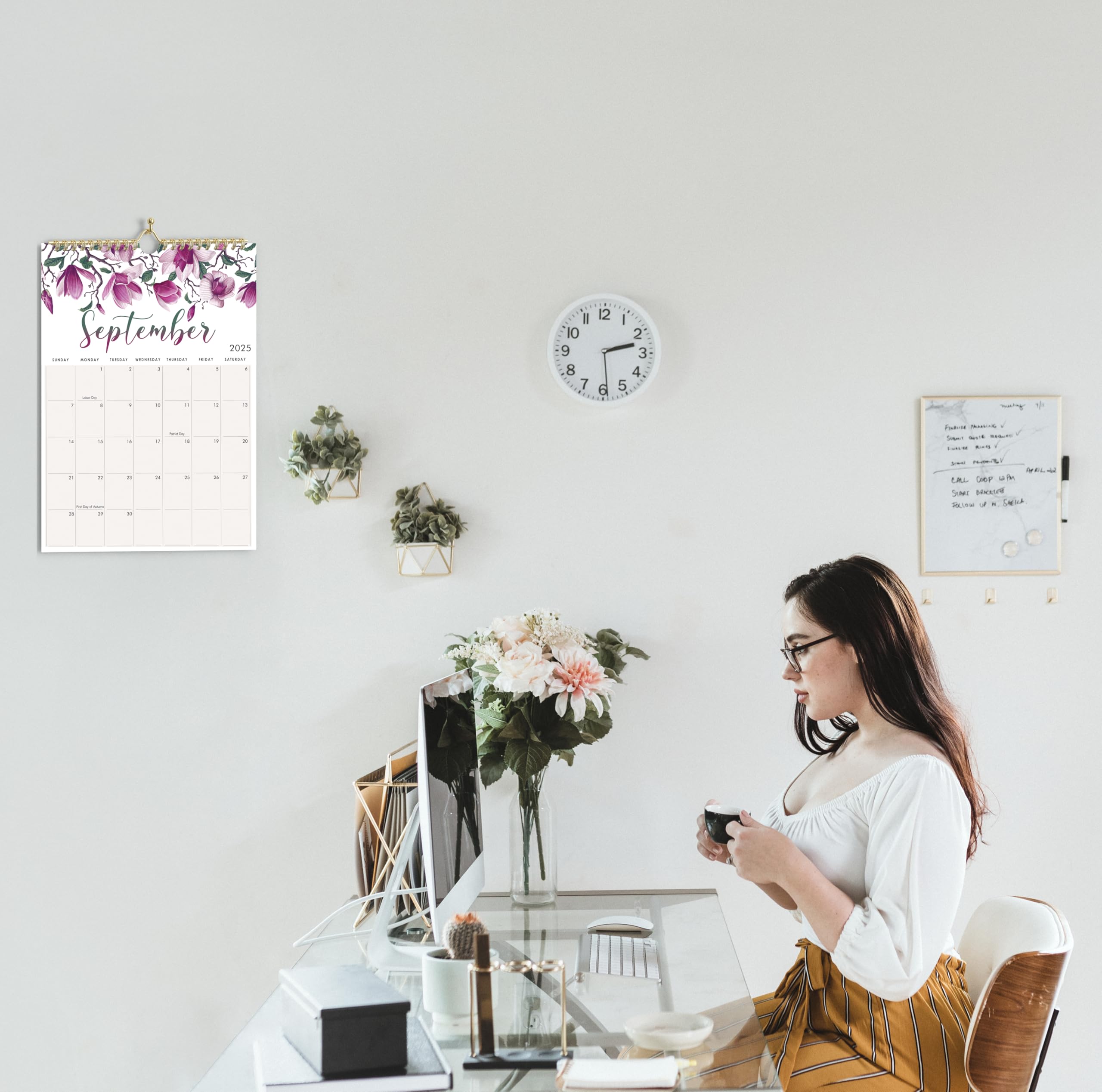 2025 Spiral Bound Wall Calendar - 12