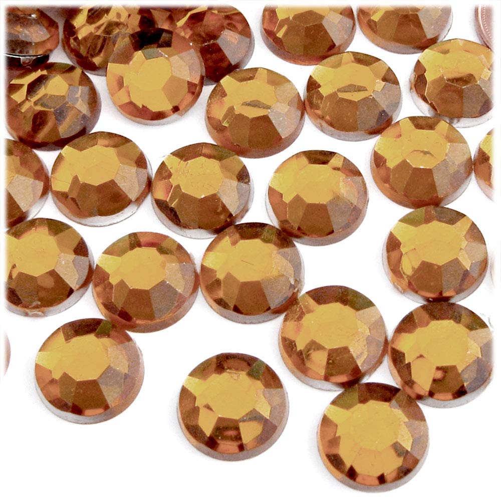 1,000pc 14mm Round Peridot Light Green Rhinestones for DIY Crafts, Jewelry Making, Scrapbooking & Nail Art - The Crafts Outlet